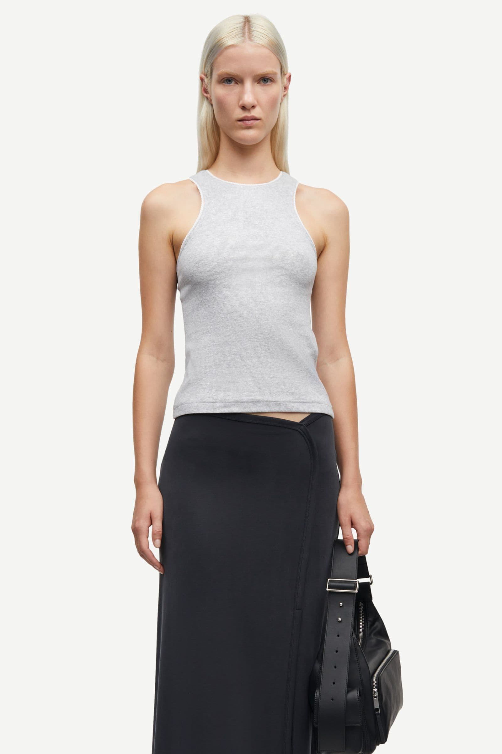 Sajune tank top 7542 LIGHT GREY MEL.