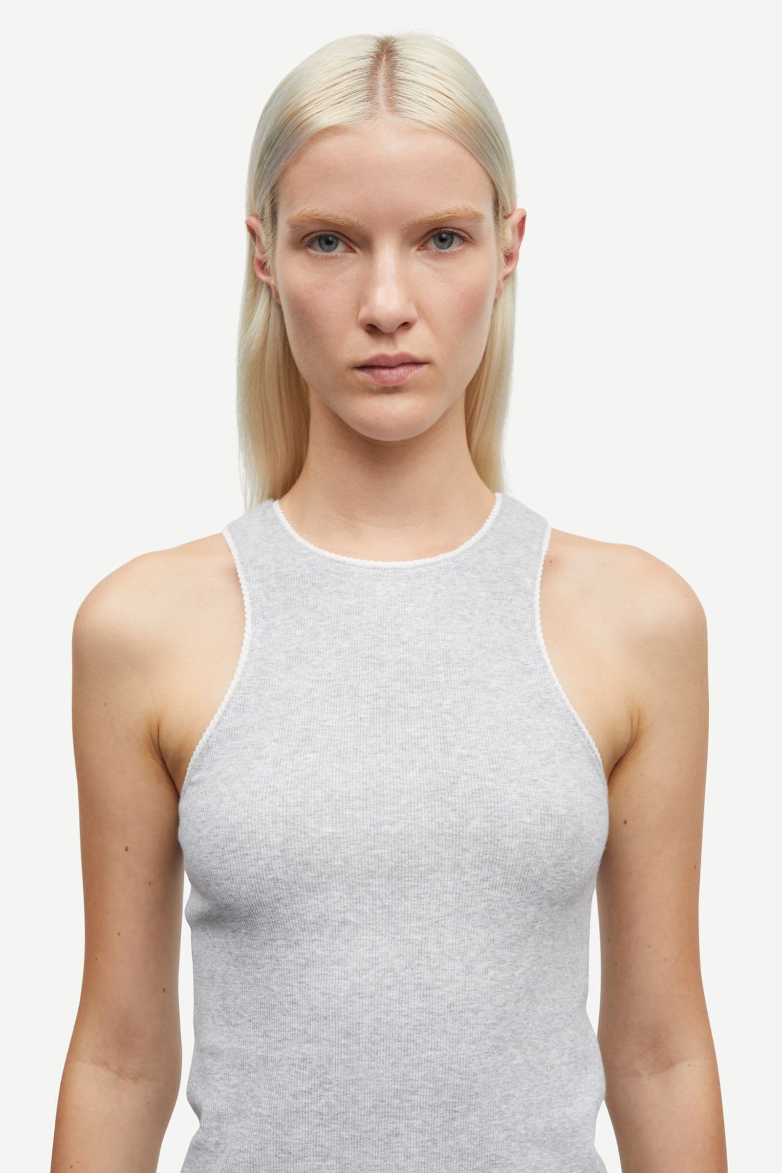 Sajune tank top 7542 LIGHT GREY MEL.
