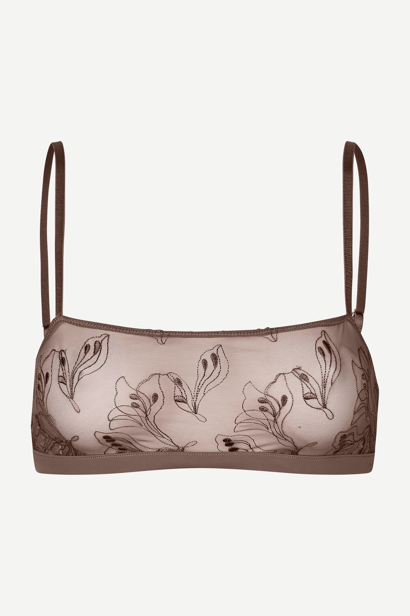 Saaudrey bandeau bra 15578 French Roast