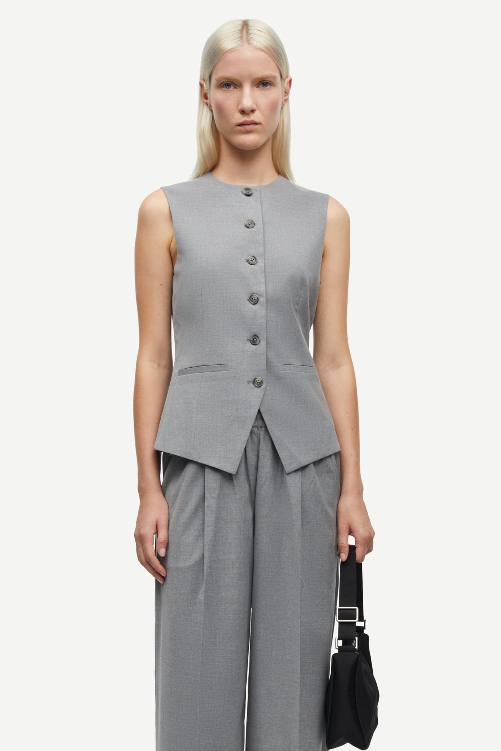 Saruma vest 15145 Grey mel.