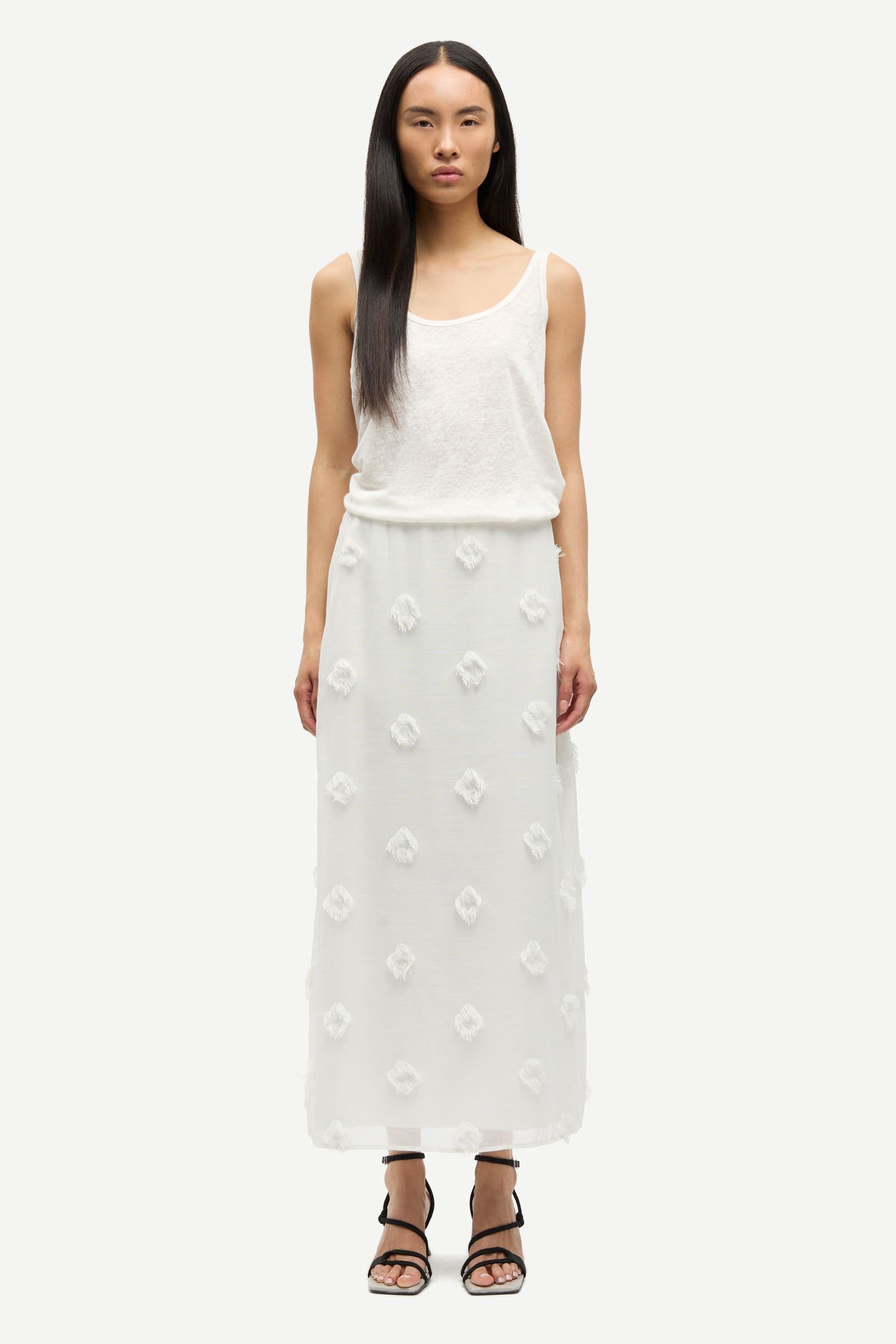 Saagnete long skirt 15642 Egret