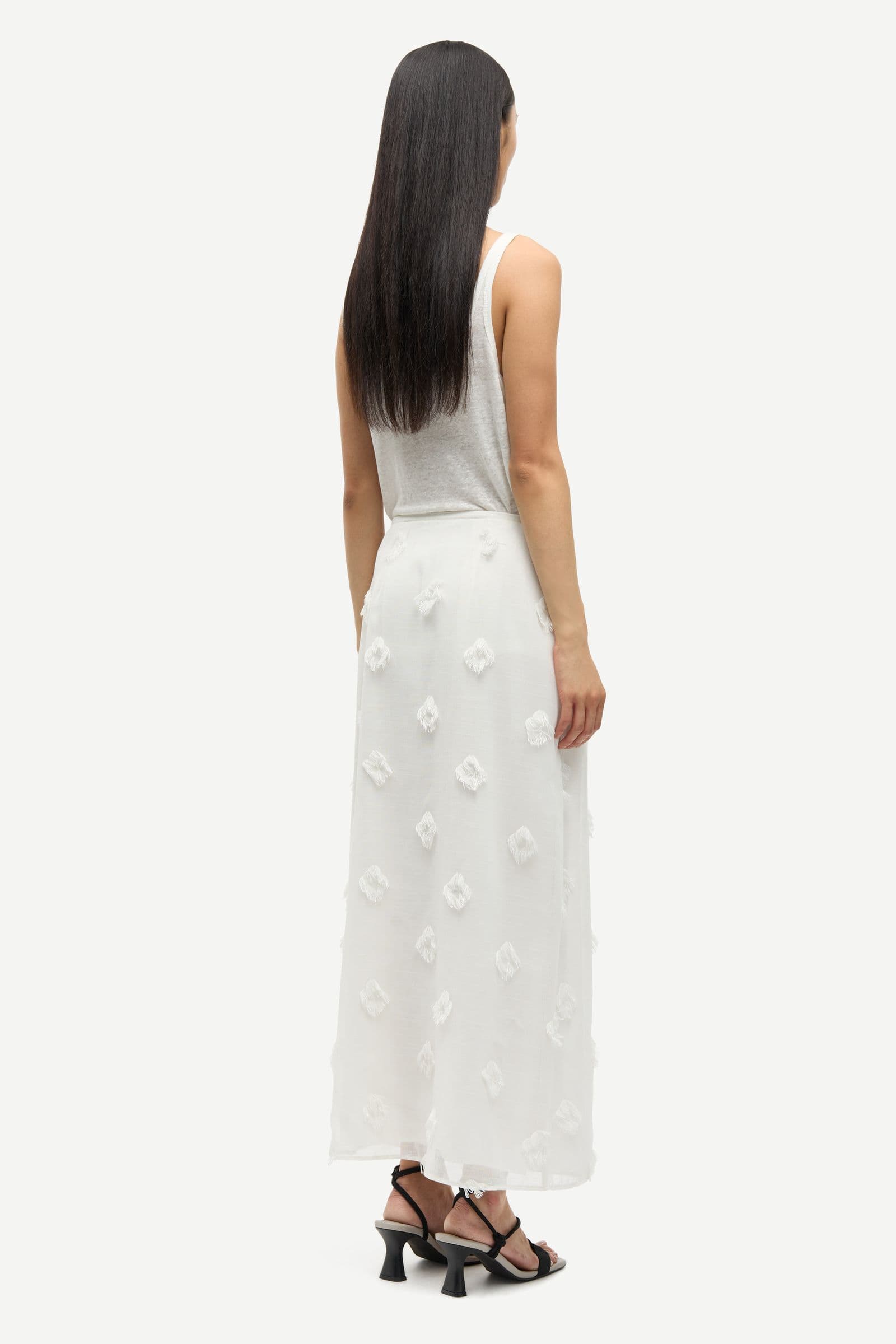 Saagnete long skirt 15642 Egret