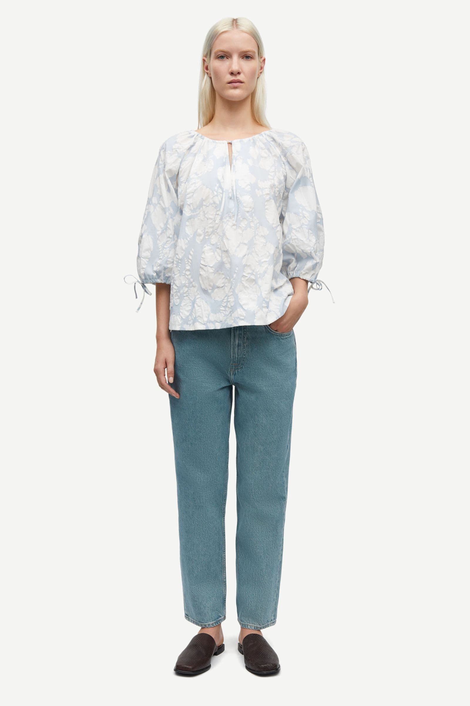 Samatera ss blouse 15644 Peony Egret