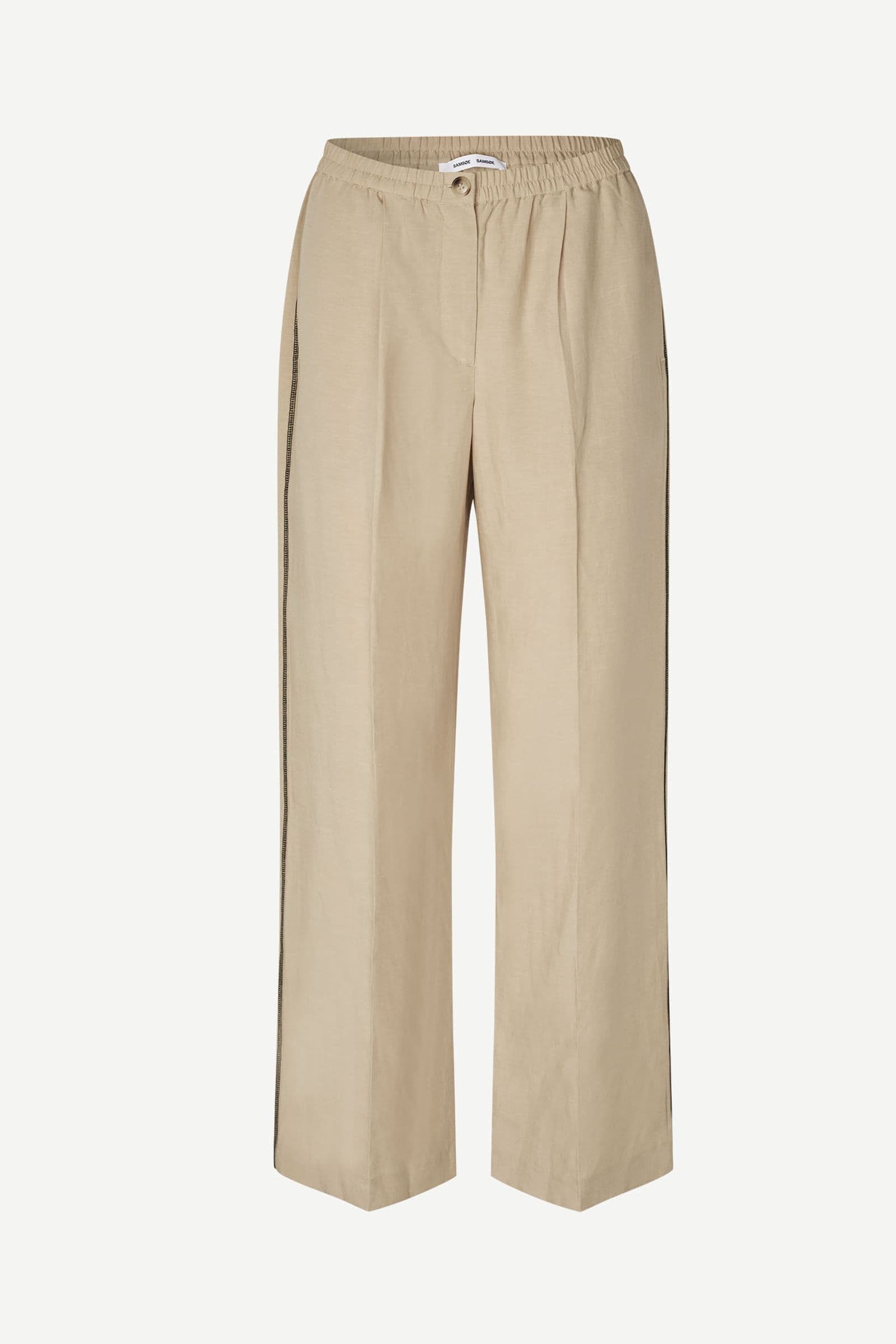 Satove trousers 15262 White Pepper