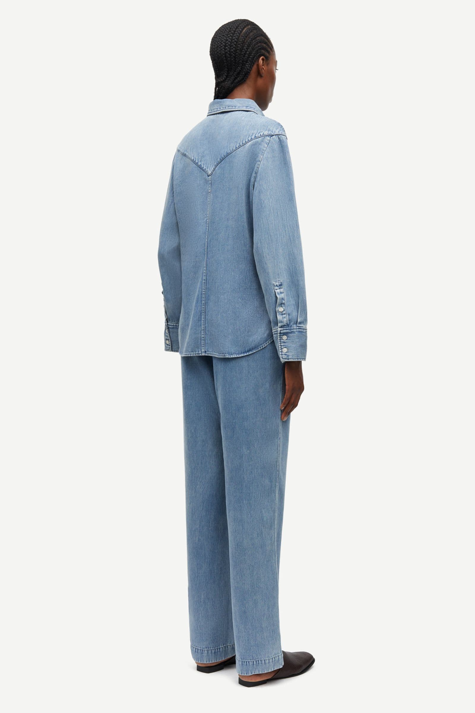 Samos shirt 15645 Denim Blue