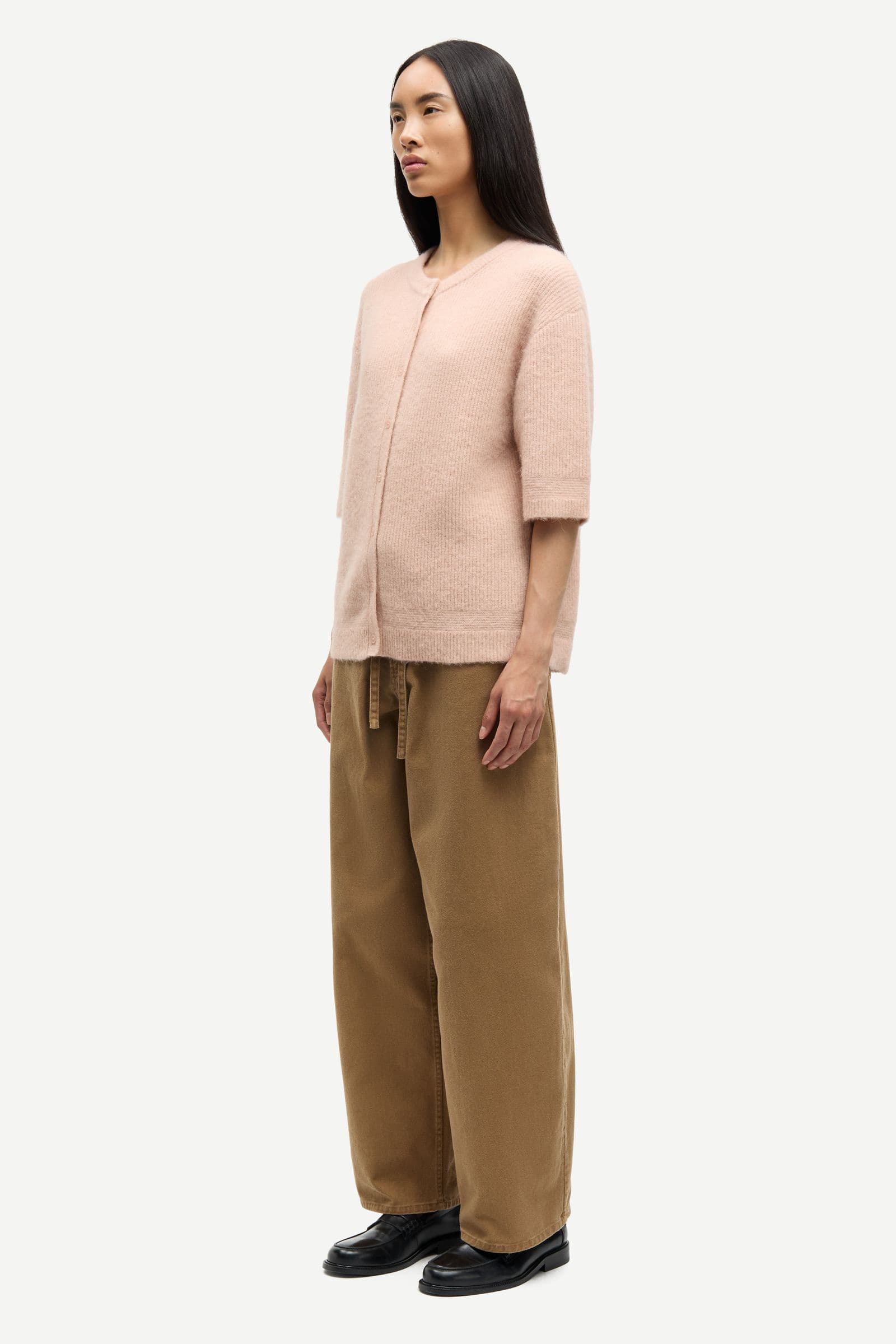 Saanoura ss cardigan 7355 Cameo Rose