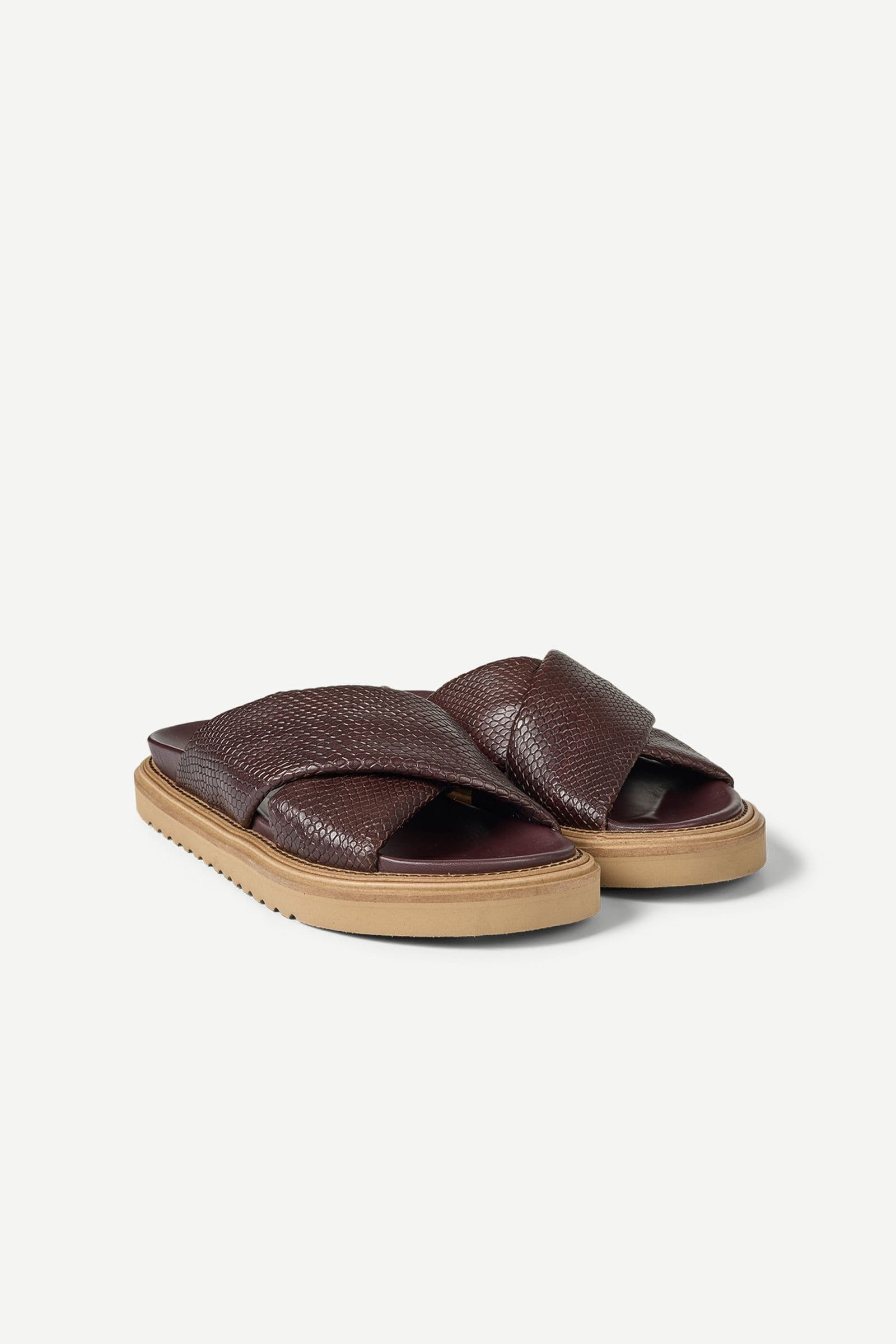 Sabotte sandals 15680 French Roast Snake