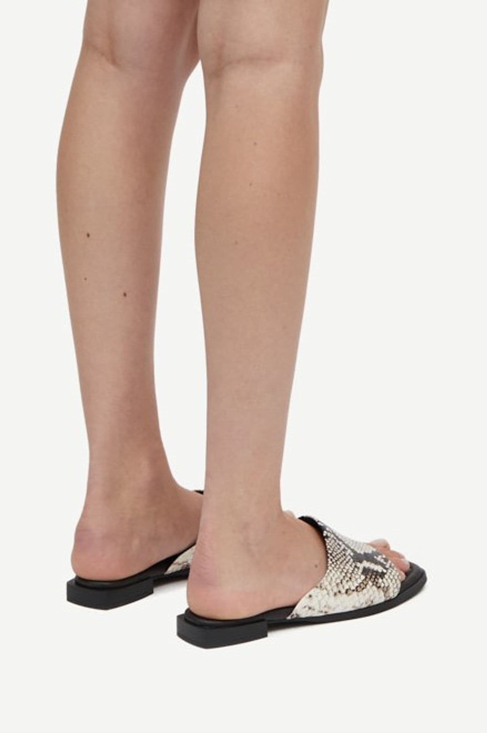 Saterza sandals 15680 Black White Snake
