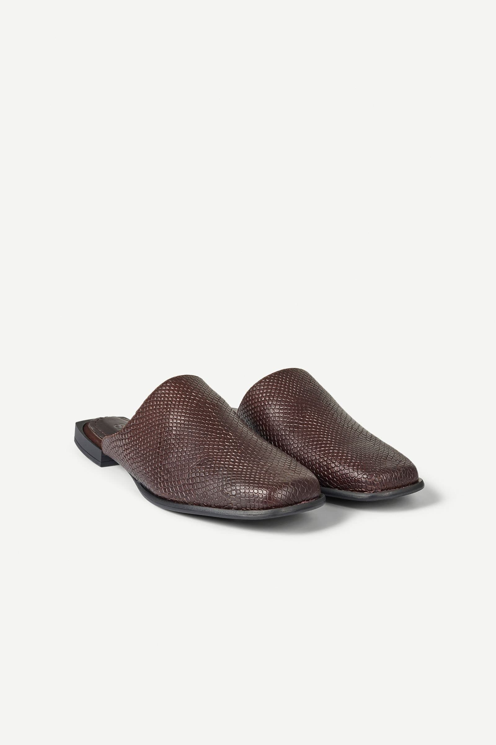Saterza mules 15680 French Roast Snake