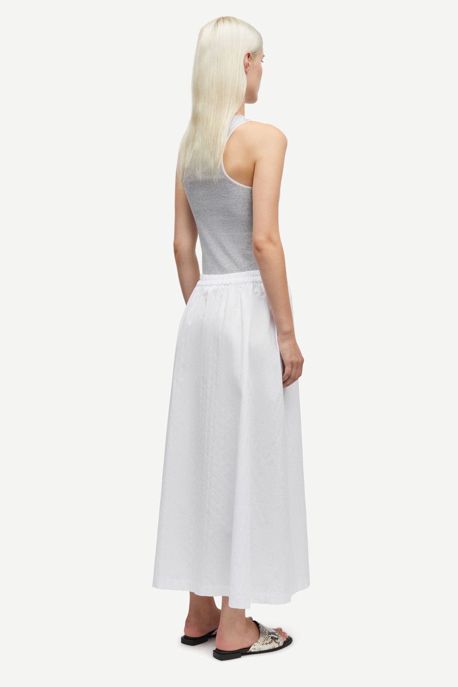 Satina skirt 15646 White