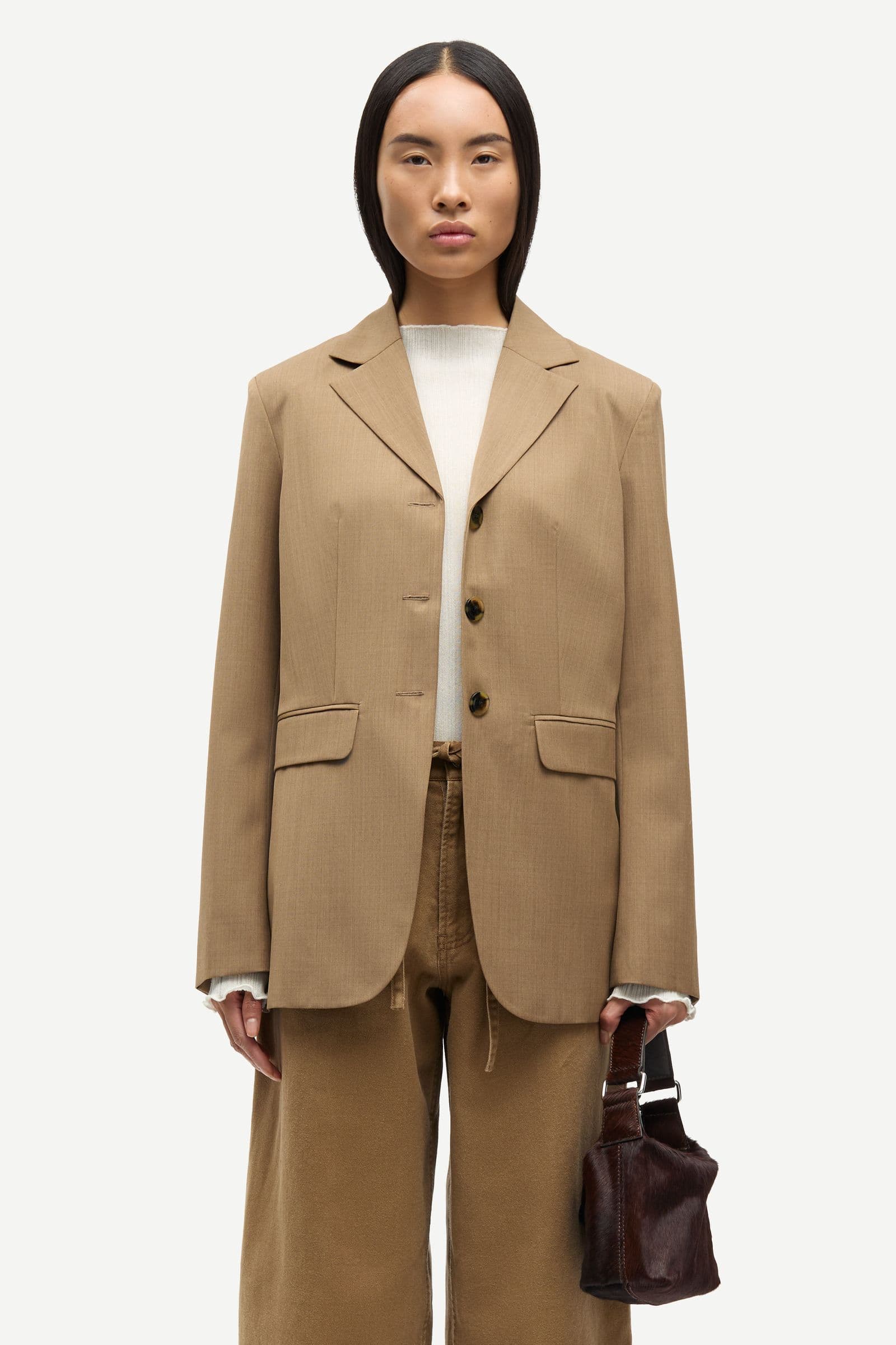 Satove blazer 15449 Otter Mel.