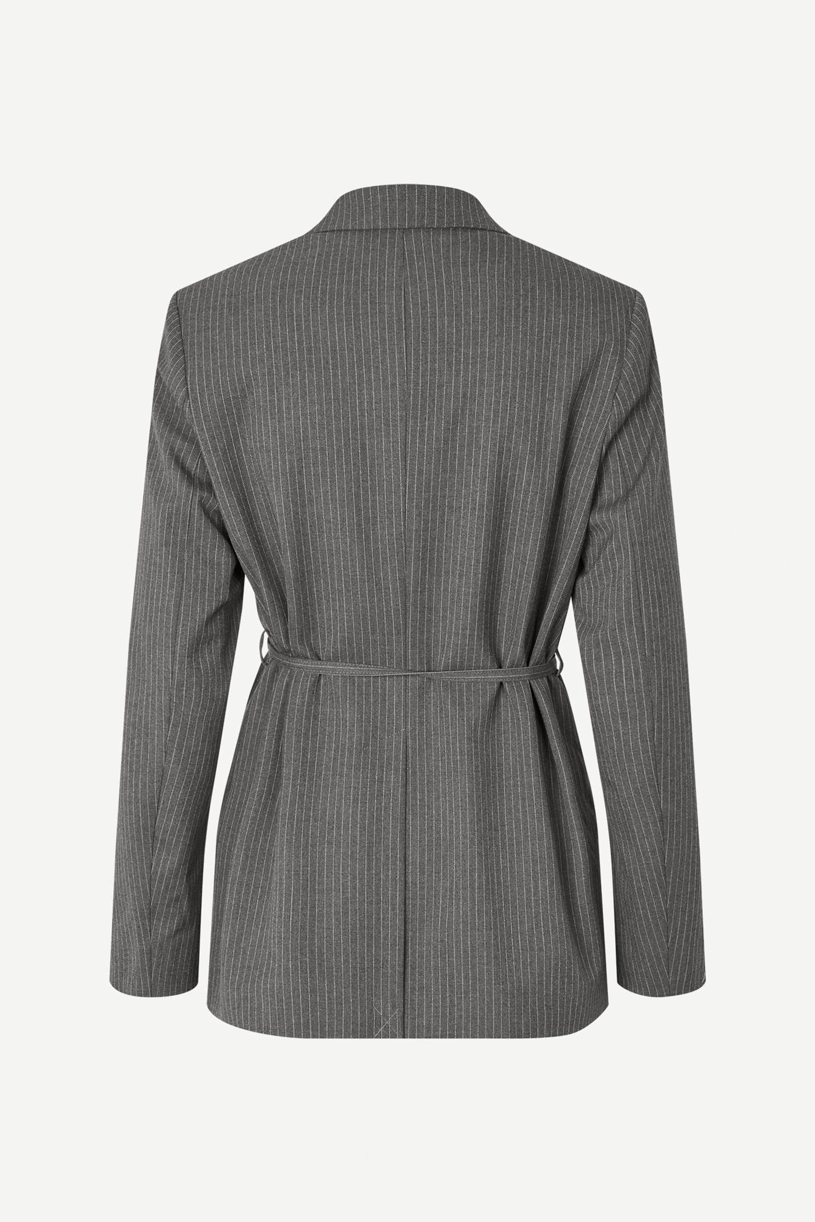 Salot blazer belt 15496 Dark Gull Gray Pinstripe
