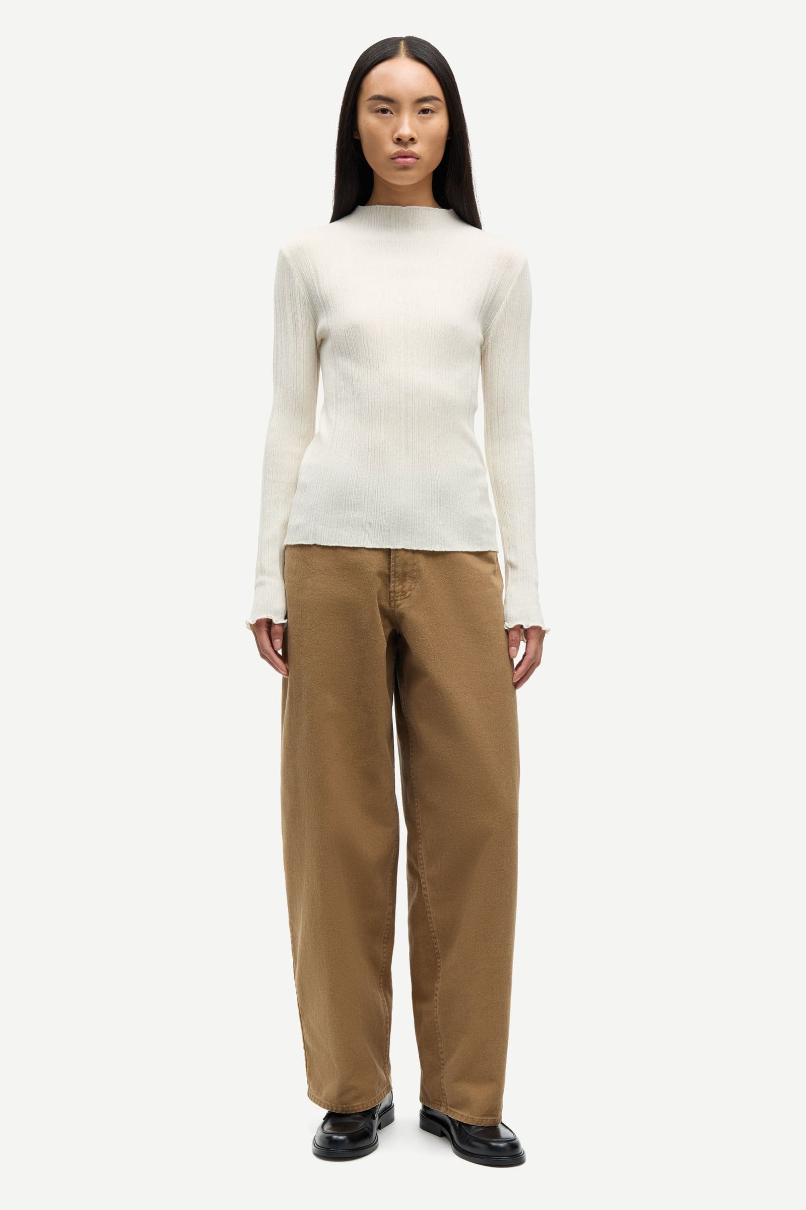 Saharper trousers belt 15803 Washed otter