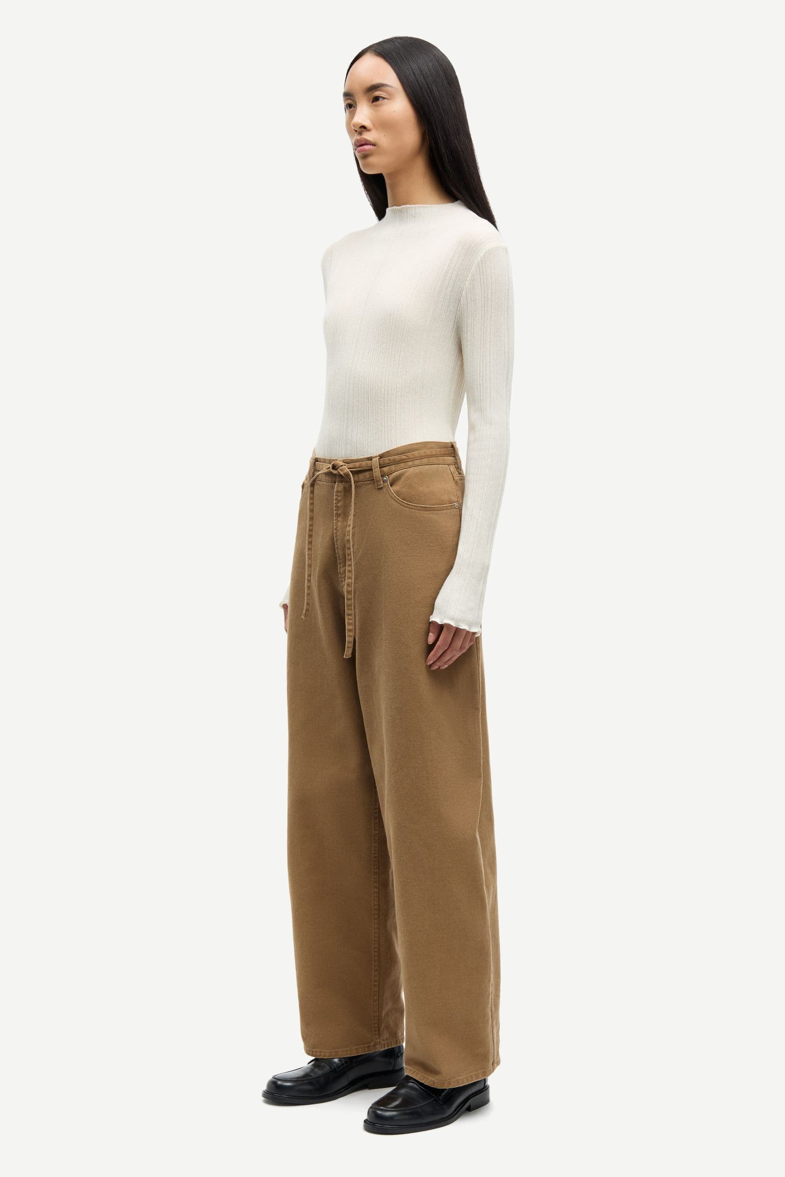 Saharper trousers belt 15803 Washed otter