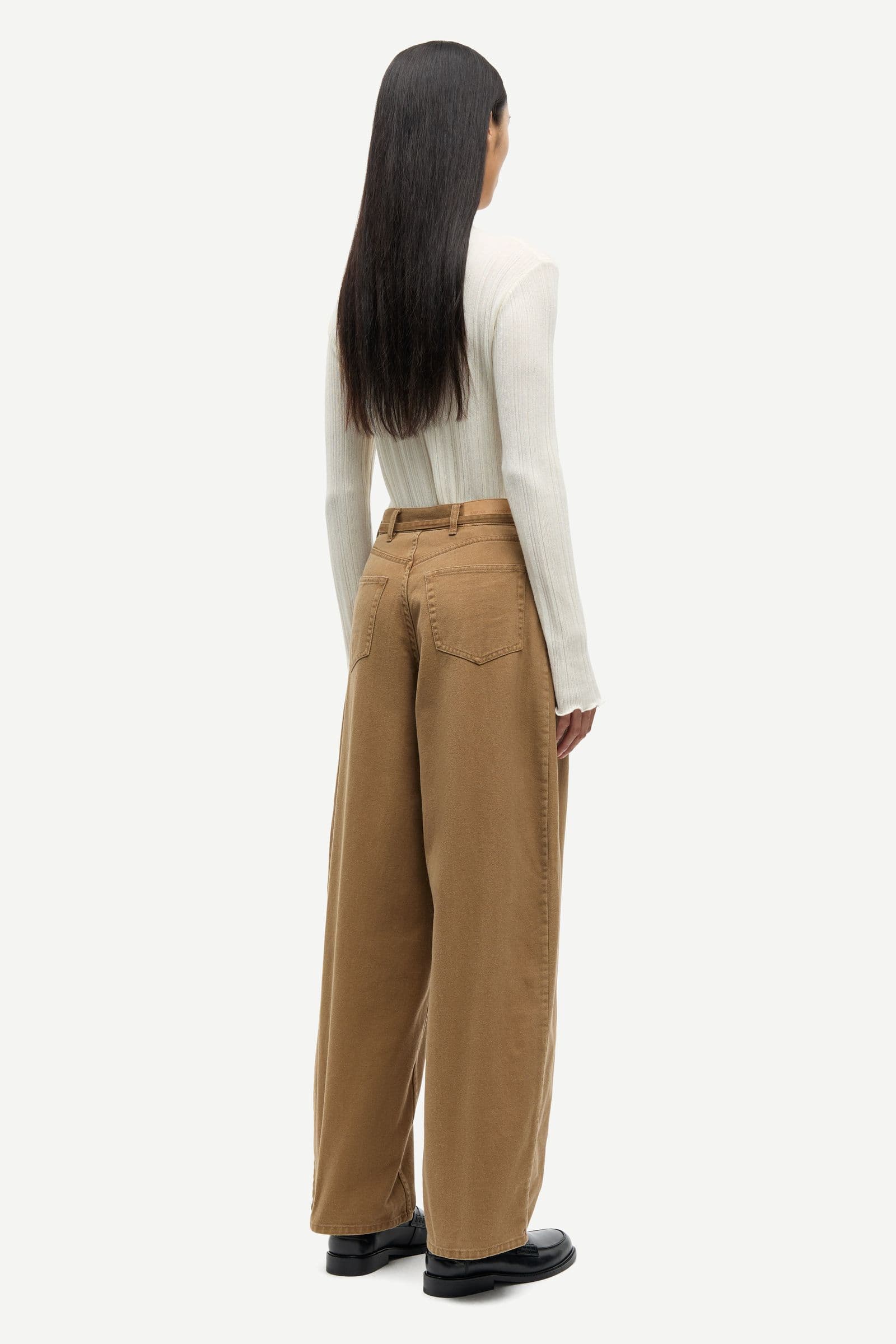 Saharper trousers belt 15803 Washed otter