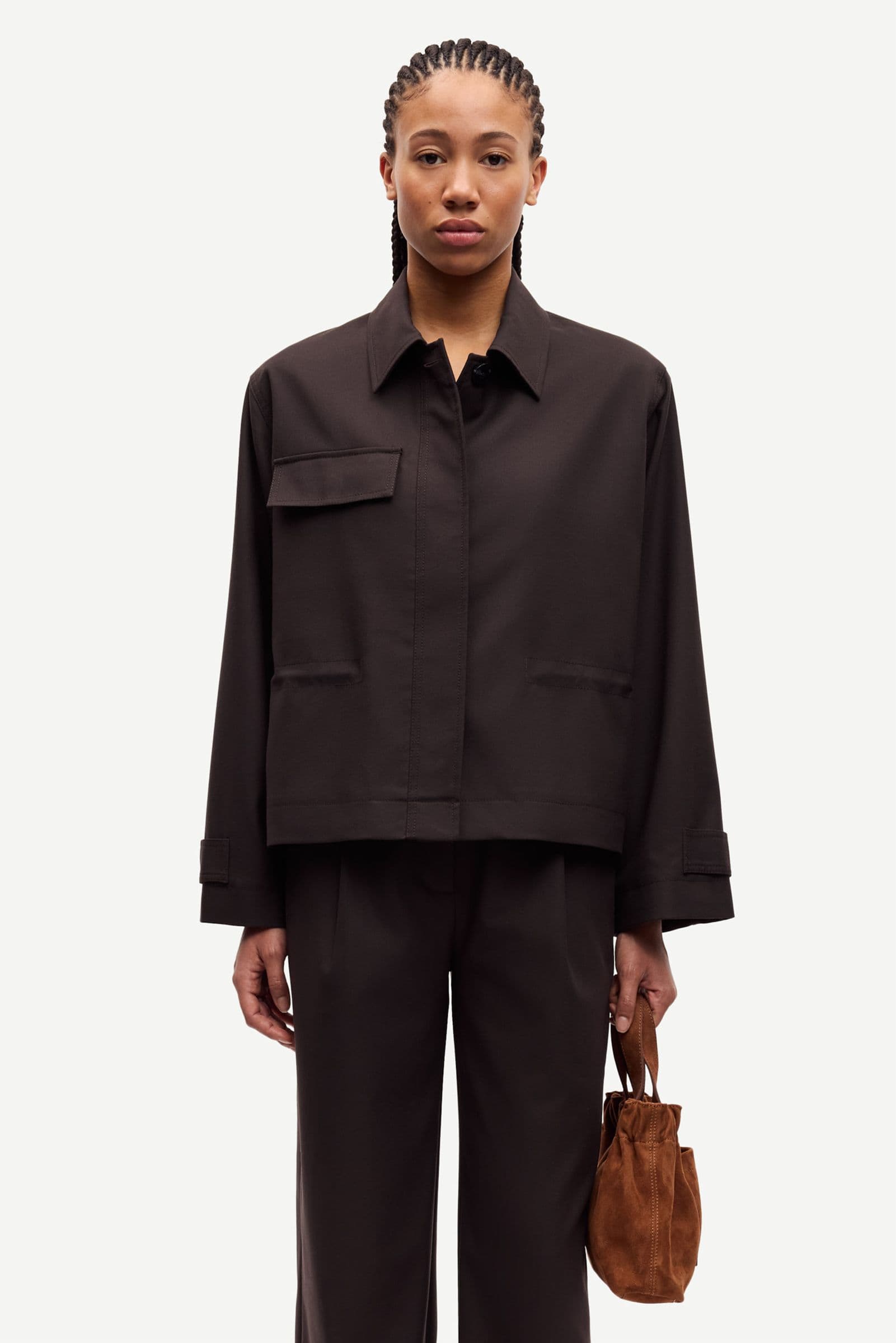 Salixa jacket 14930 Black Coffee