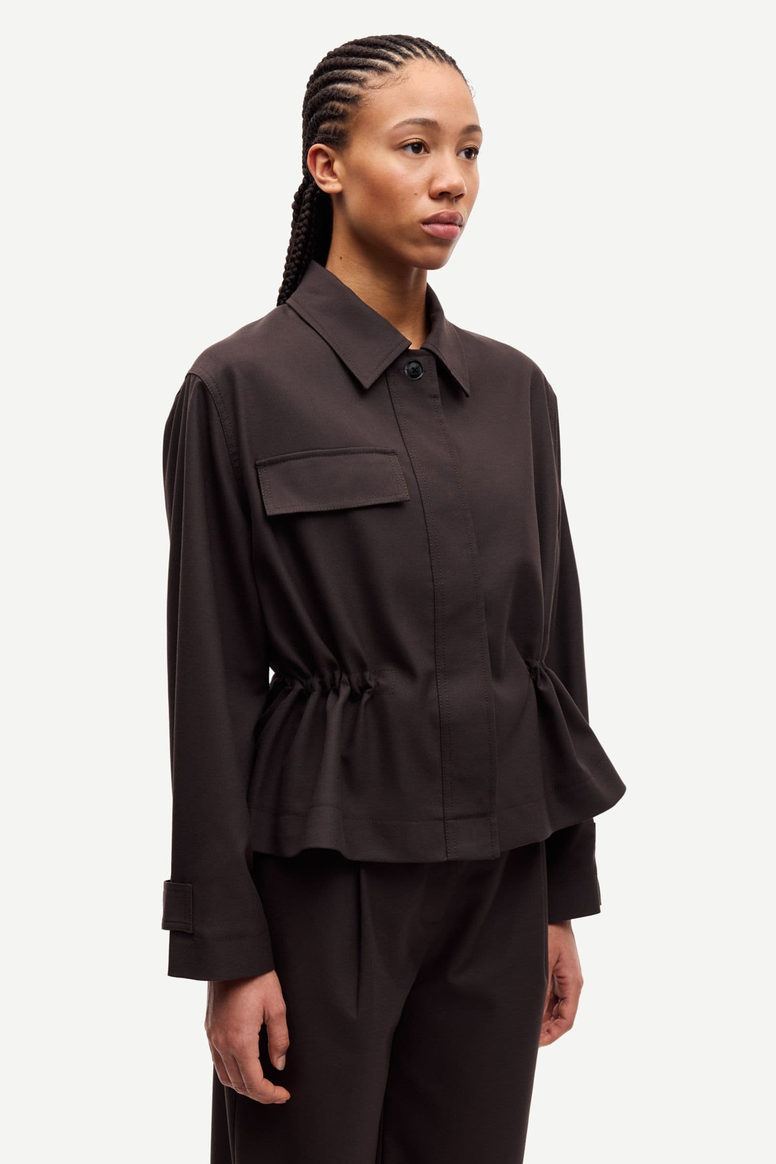 Salixa jacket 14930 Black Coffee