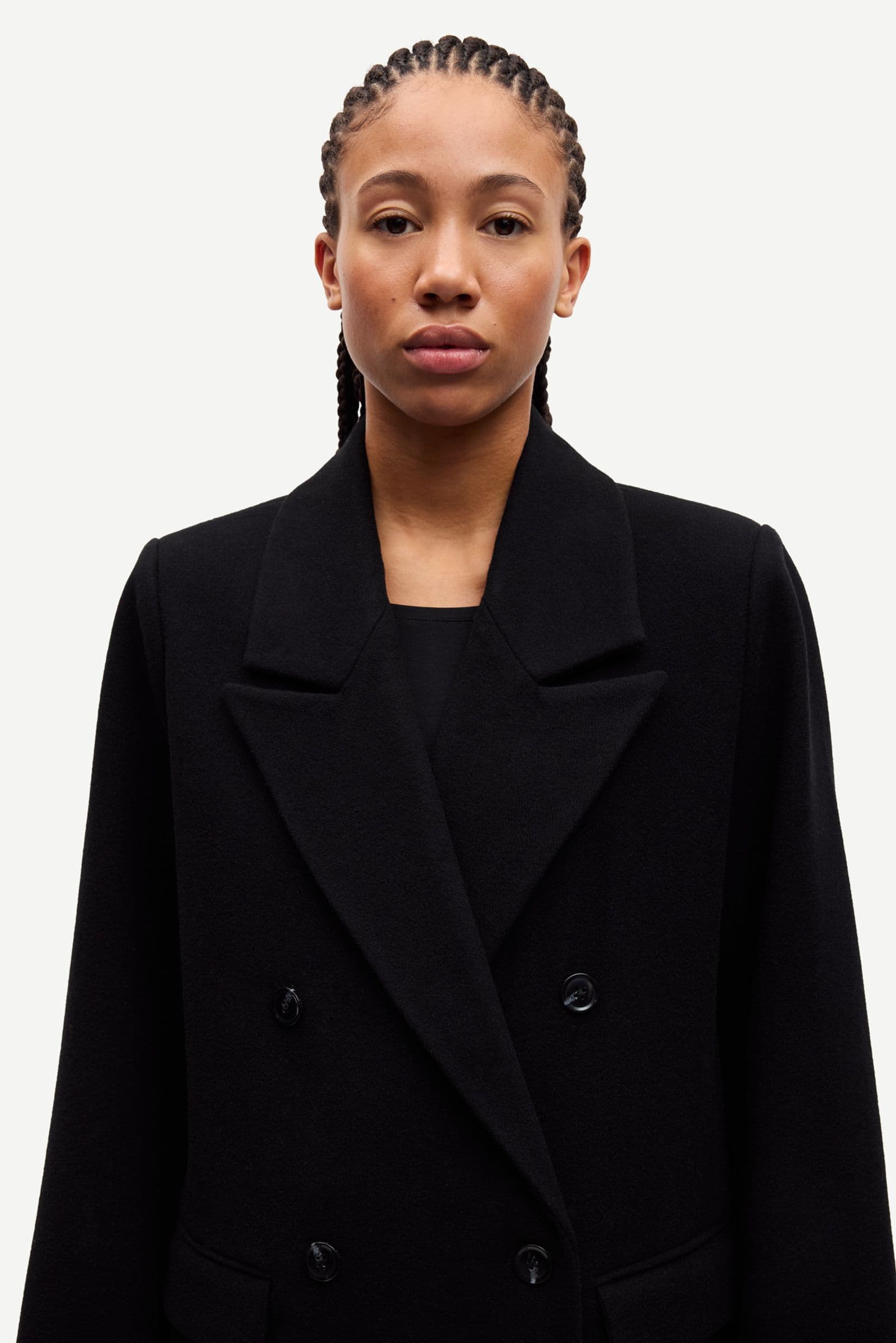 Sajill coat 15774 Black