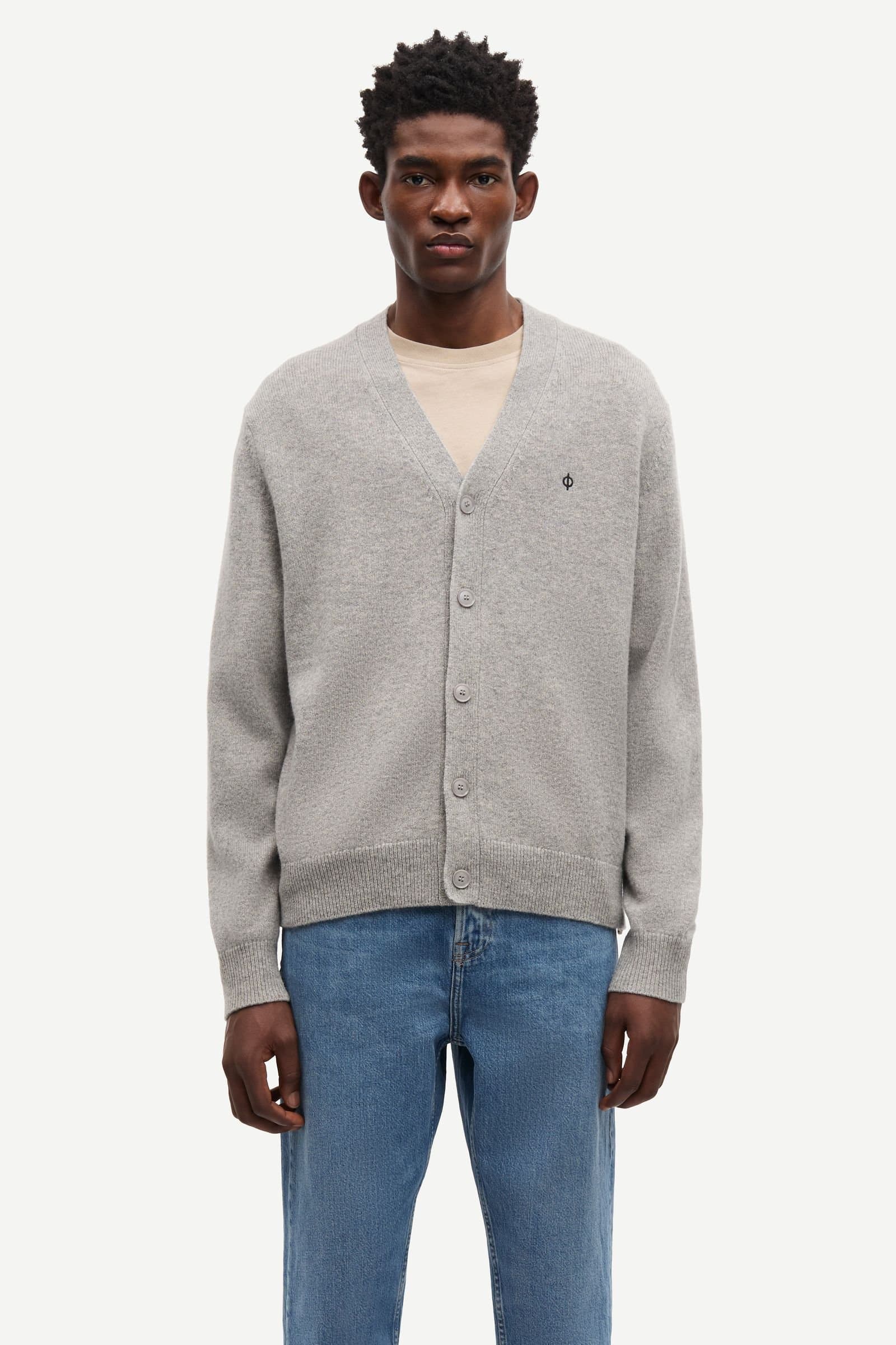 Sapatrik cardigan 132 Grey mel.