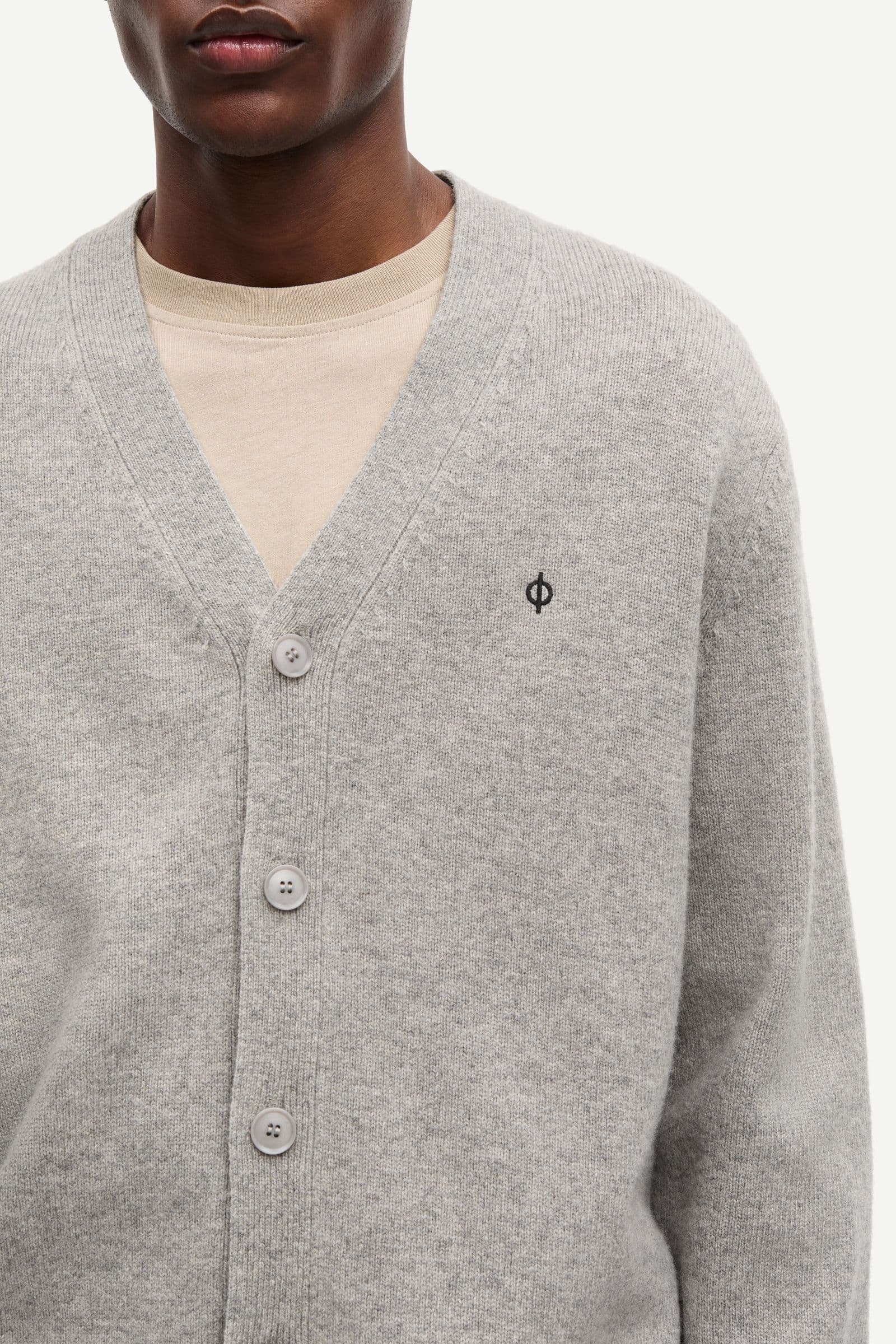 Sapatrik cardigan 132 Grey mel.