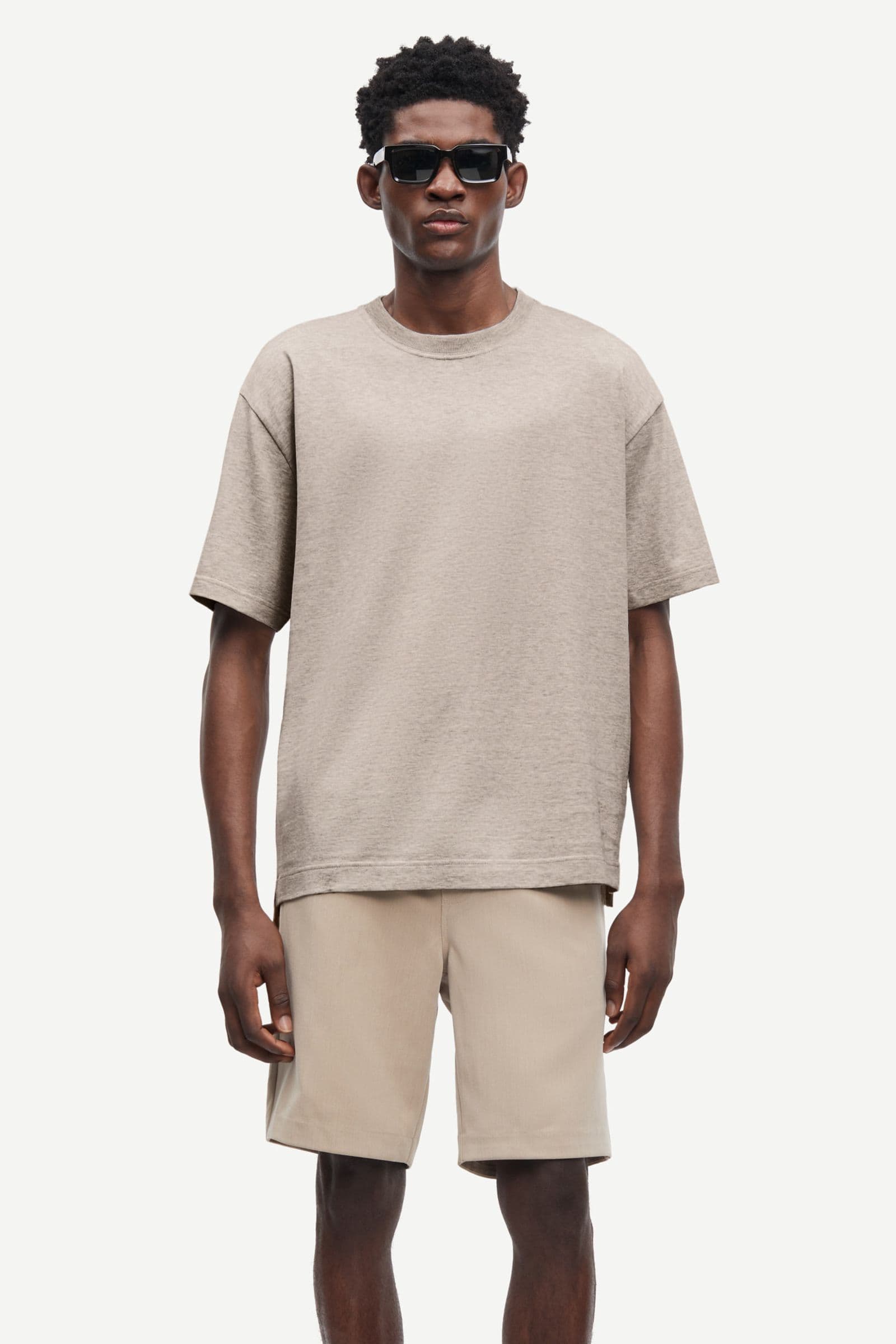 Saparker t-shirt 15567 Greige mel.