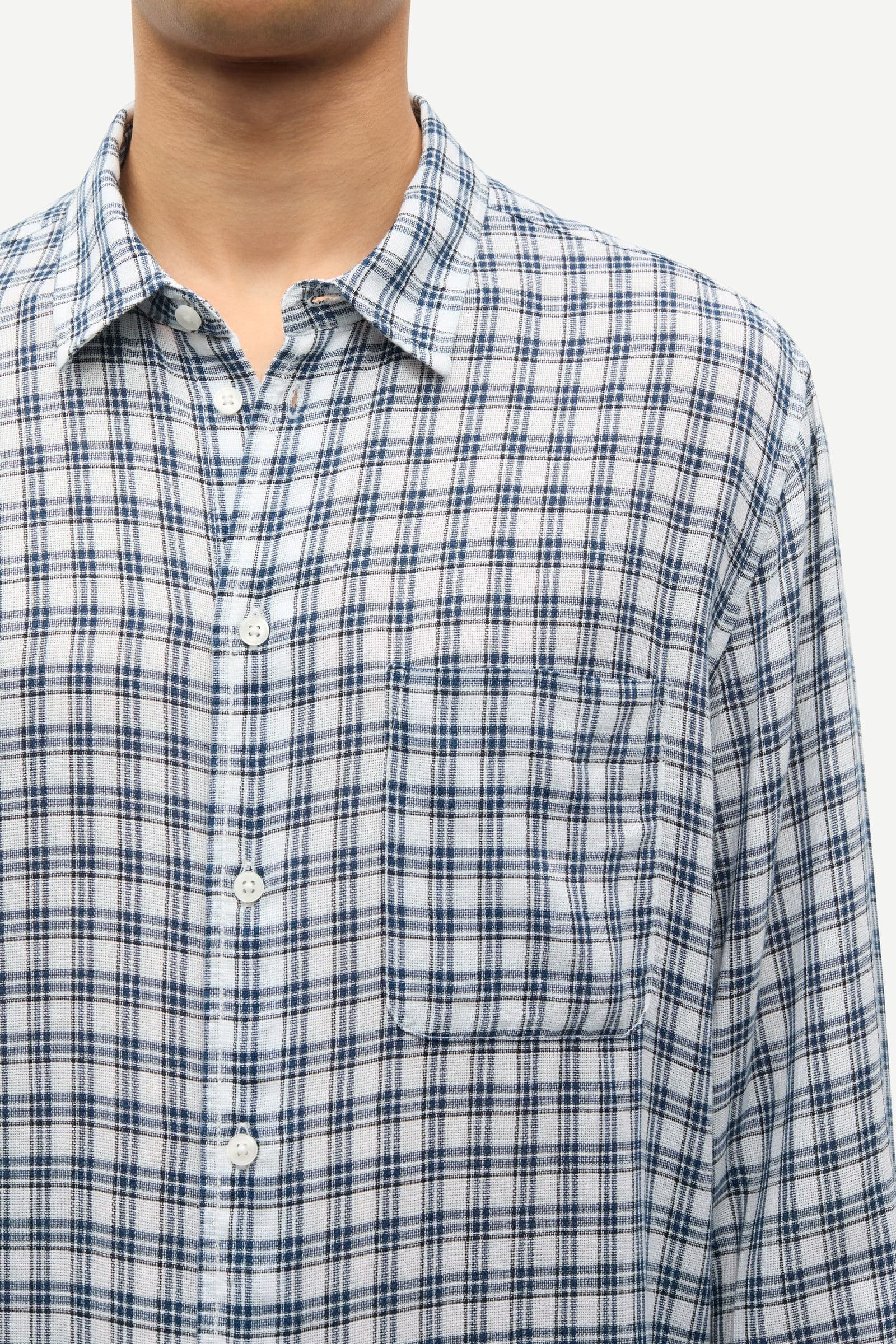Saryan J shirt 15566 Blue Ch.