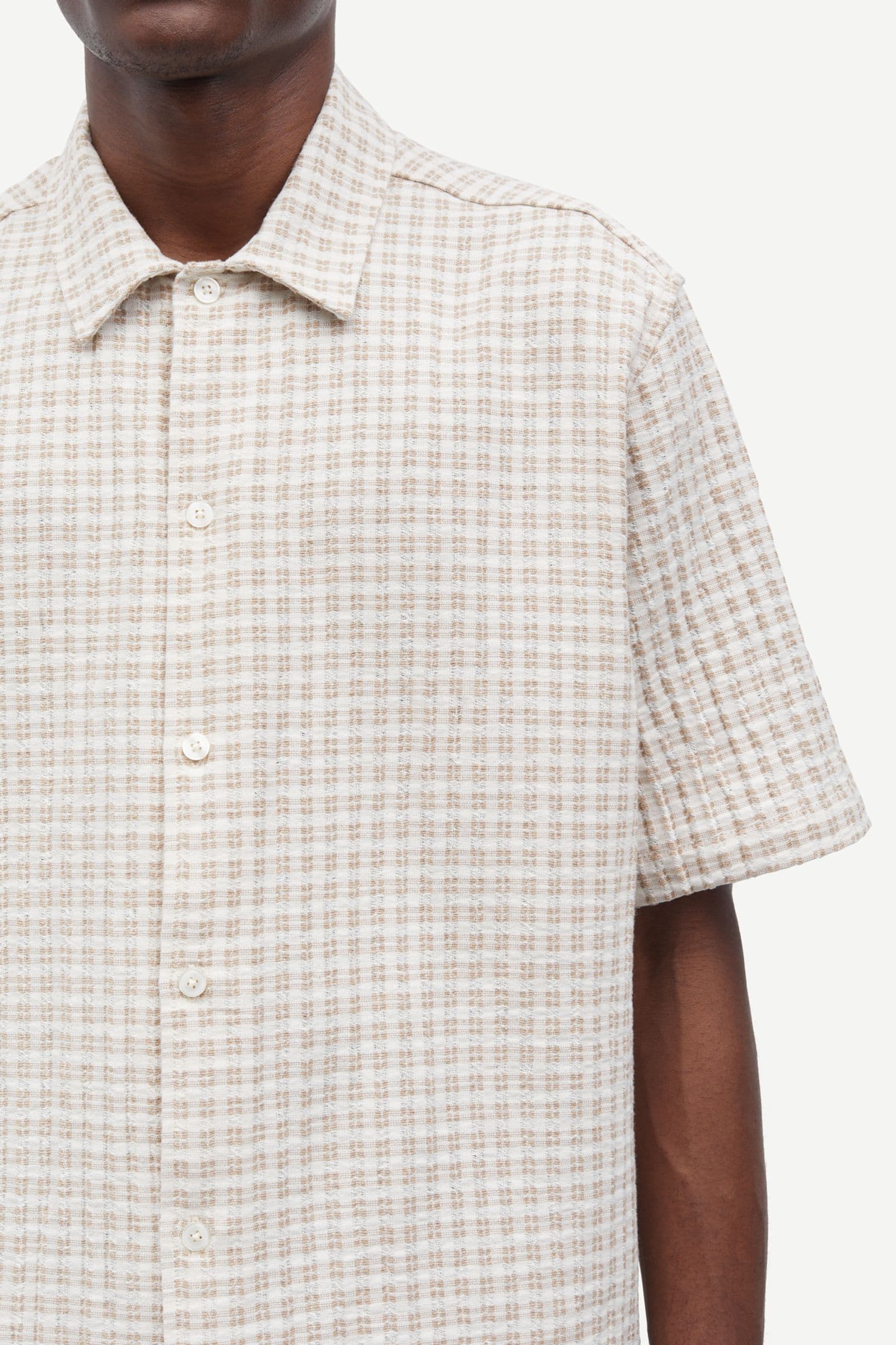 Saayo X shirt 15571 Greige ch.