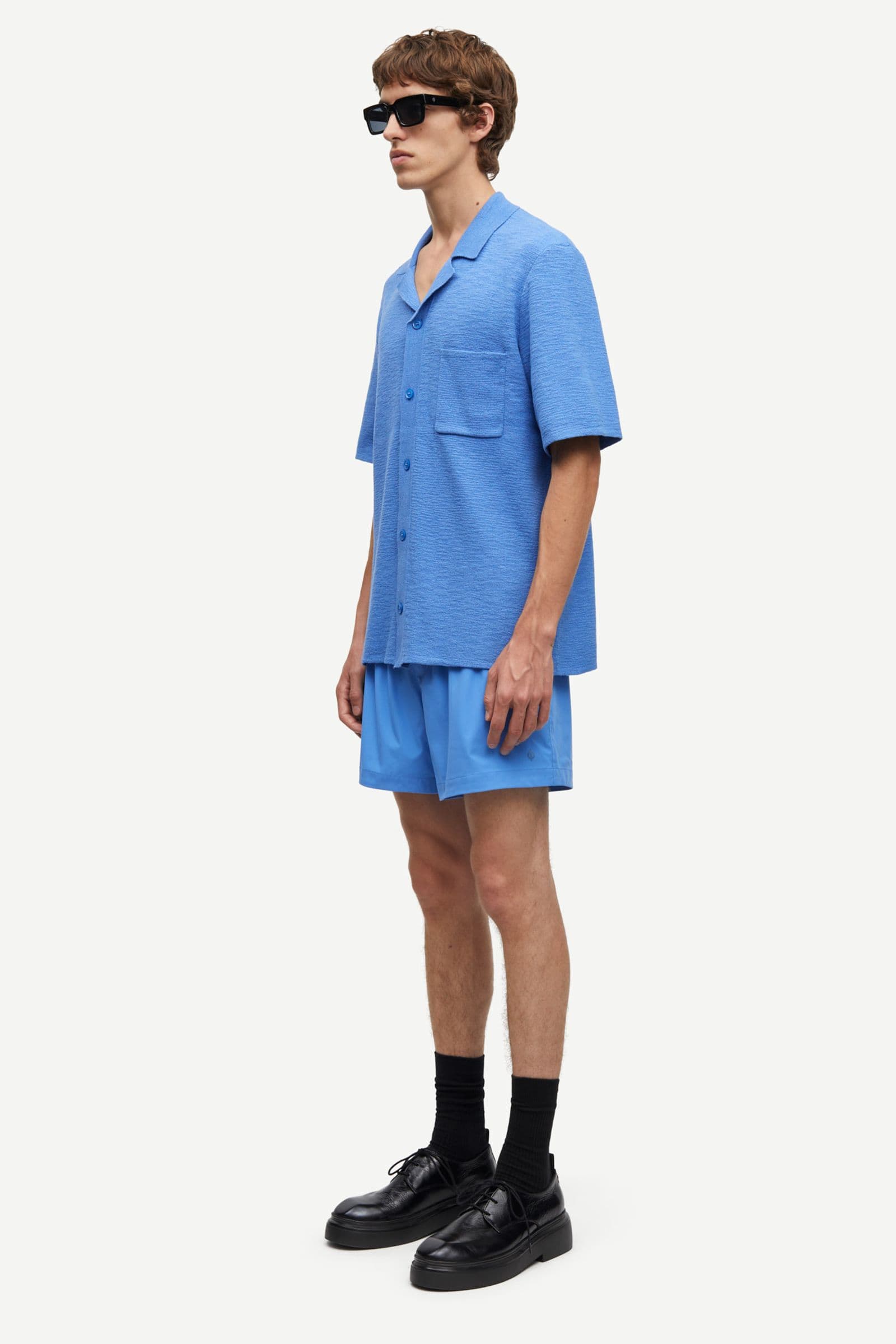 Salarry shirt 15626 Blue Jasper