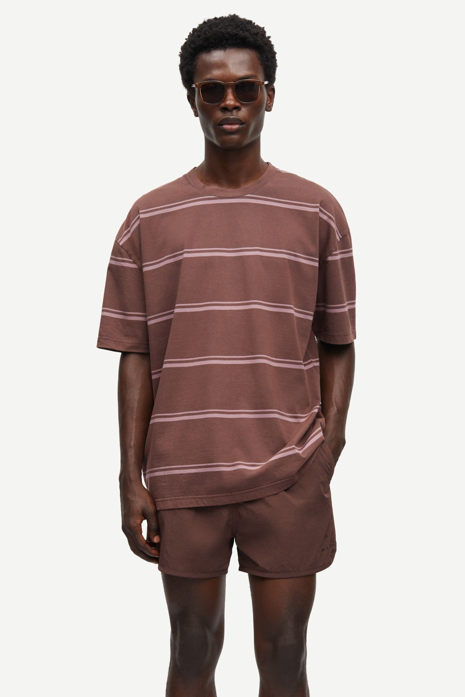 Sahakeem t-shirt 15670 French roast twin st.
