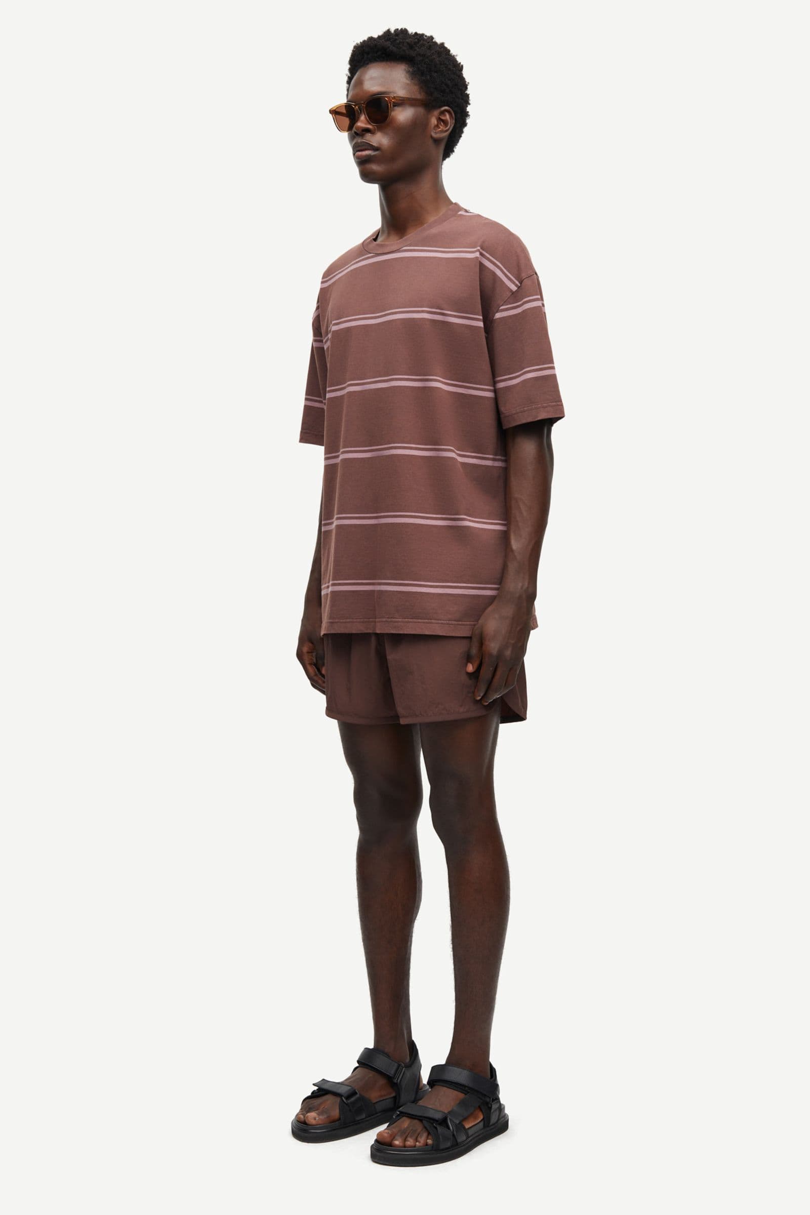 Sahakeem t-shirt 15670 French roast twin st.