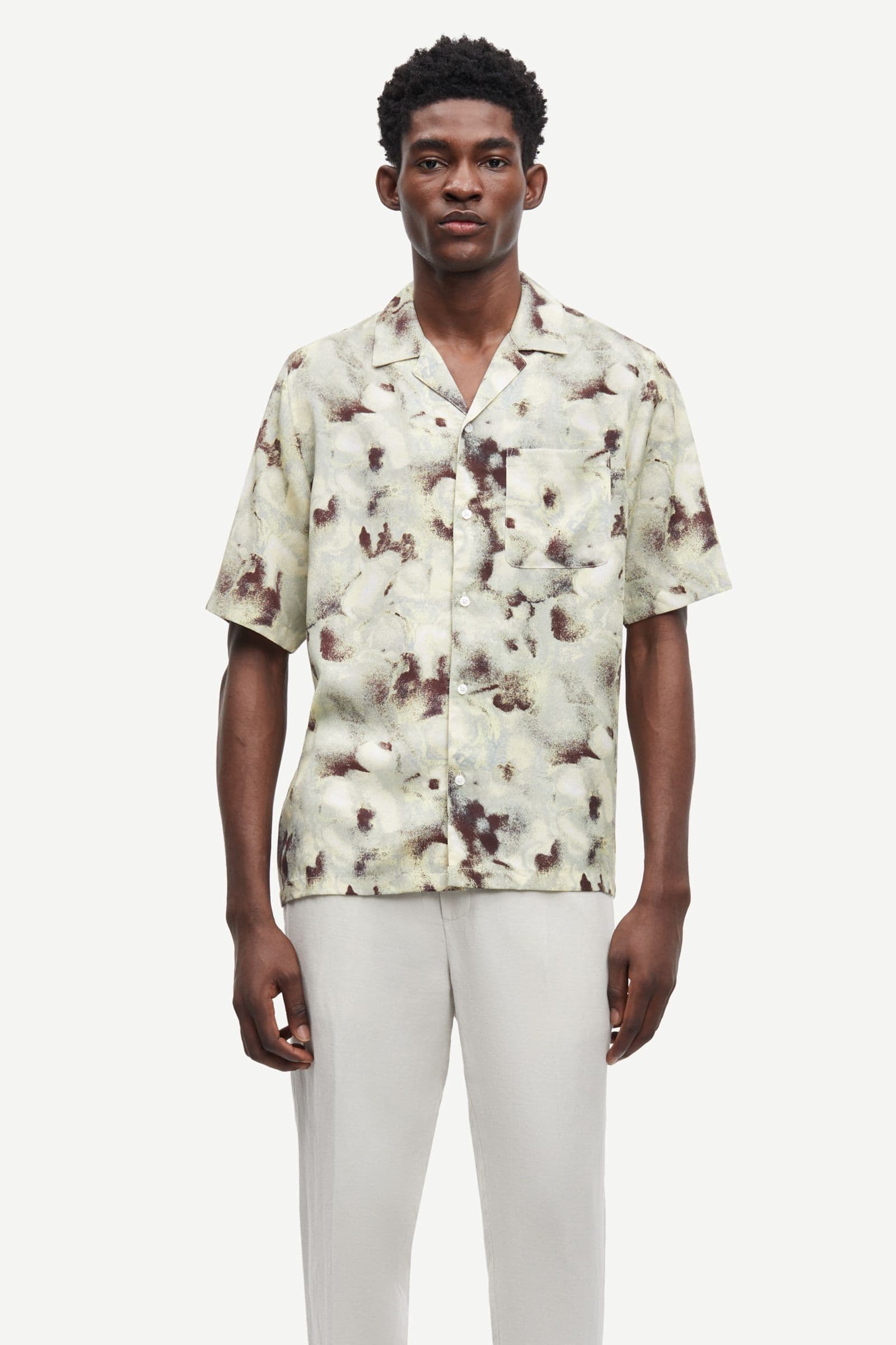 Saoscar AJ shirt 10527 Bloom print flan