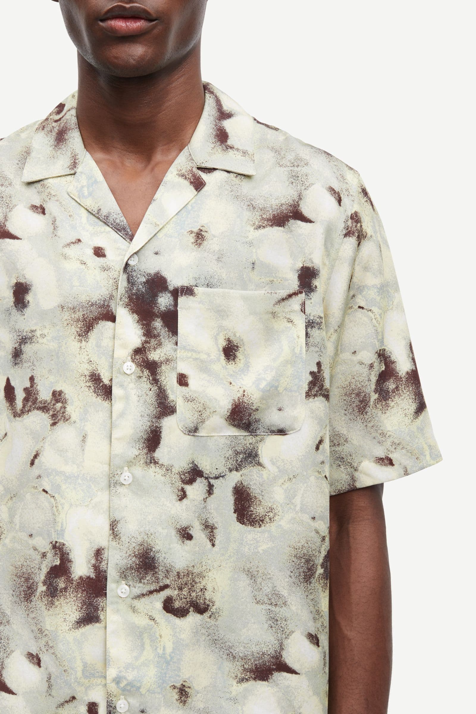 Saoscar AJ shirt 10527 Bloom print flan