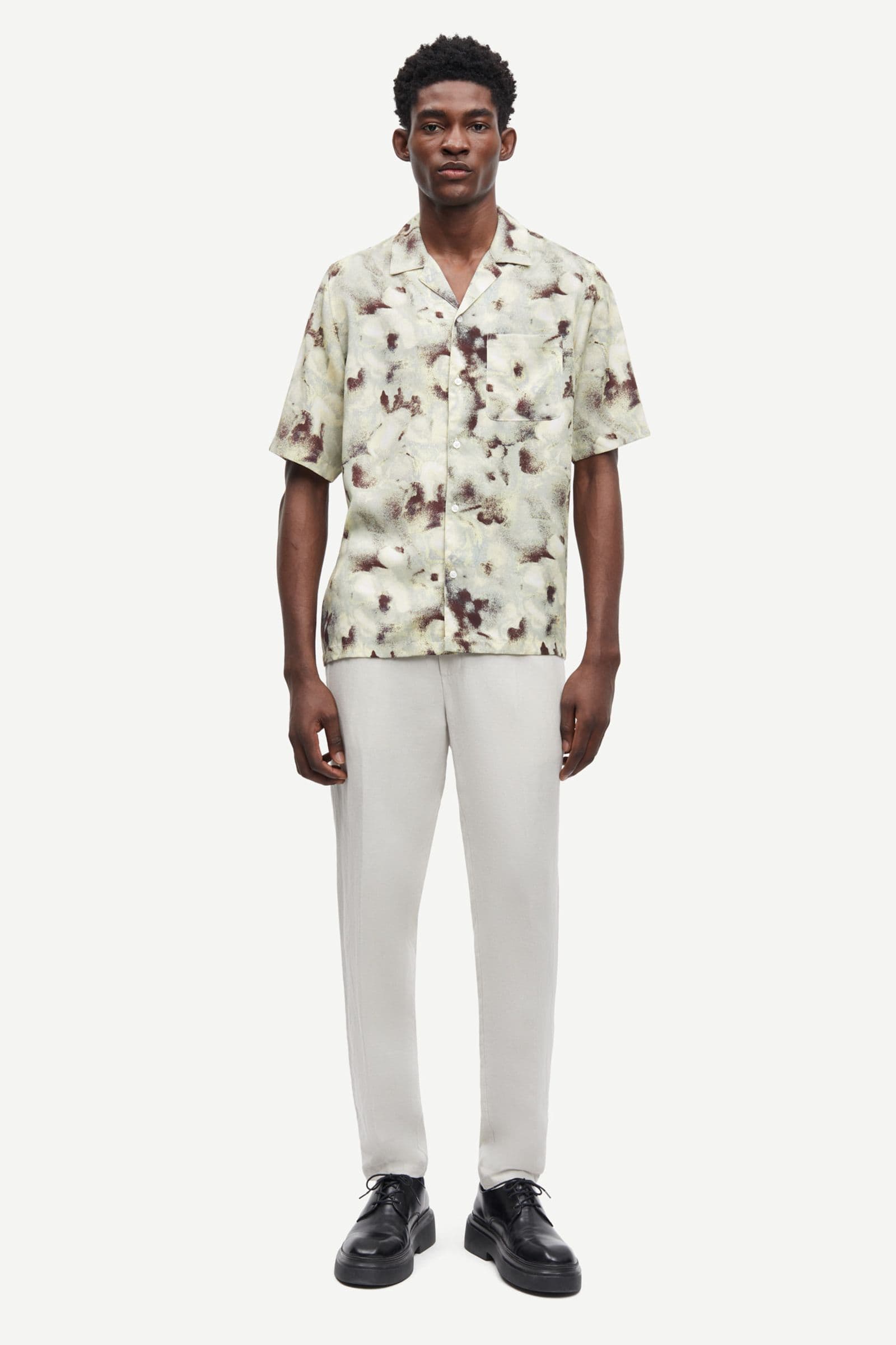 Saoscar AJ shirt 10527 Bloom print flan