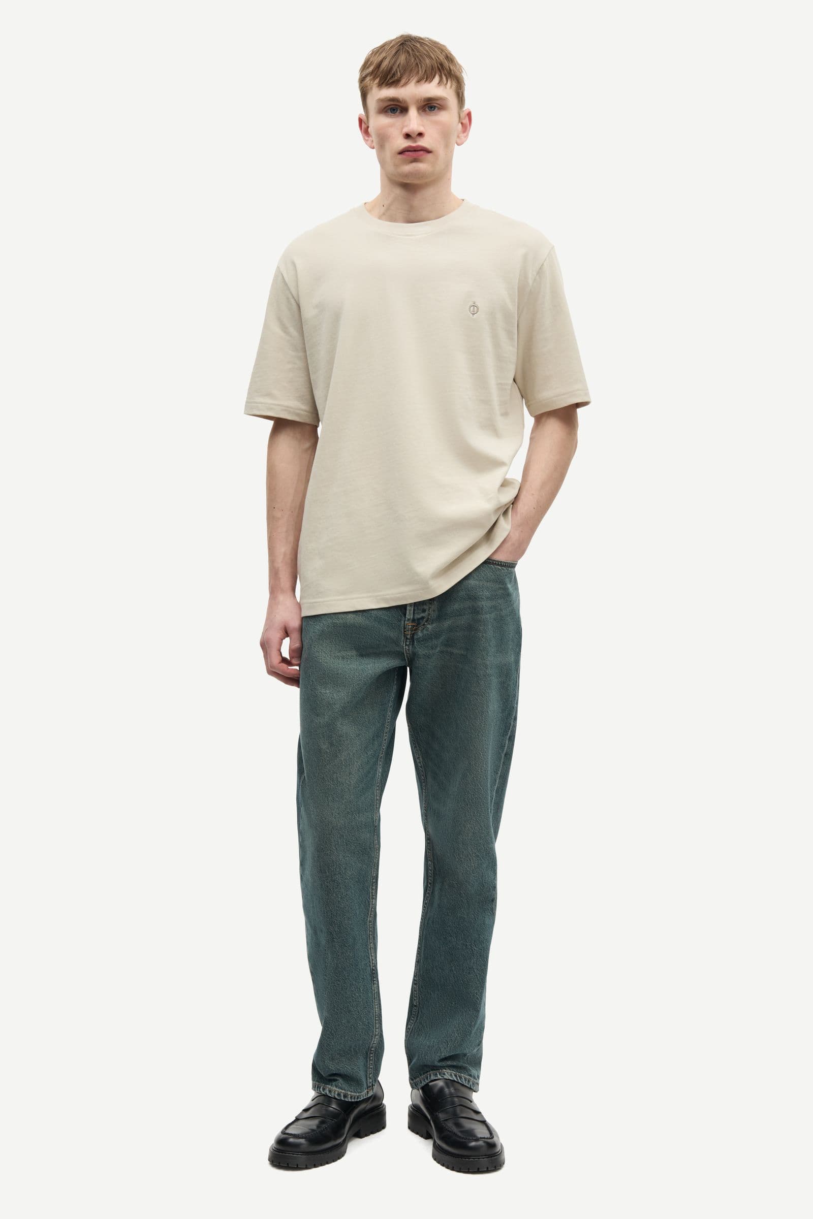 Saotto t-shirt 11415 Oatmeal
