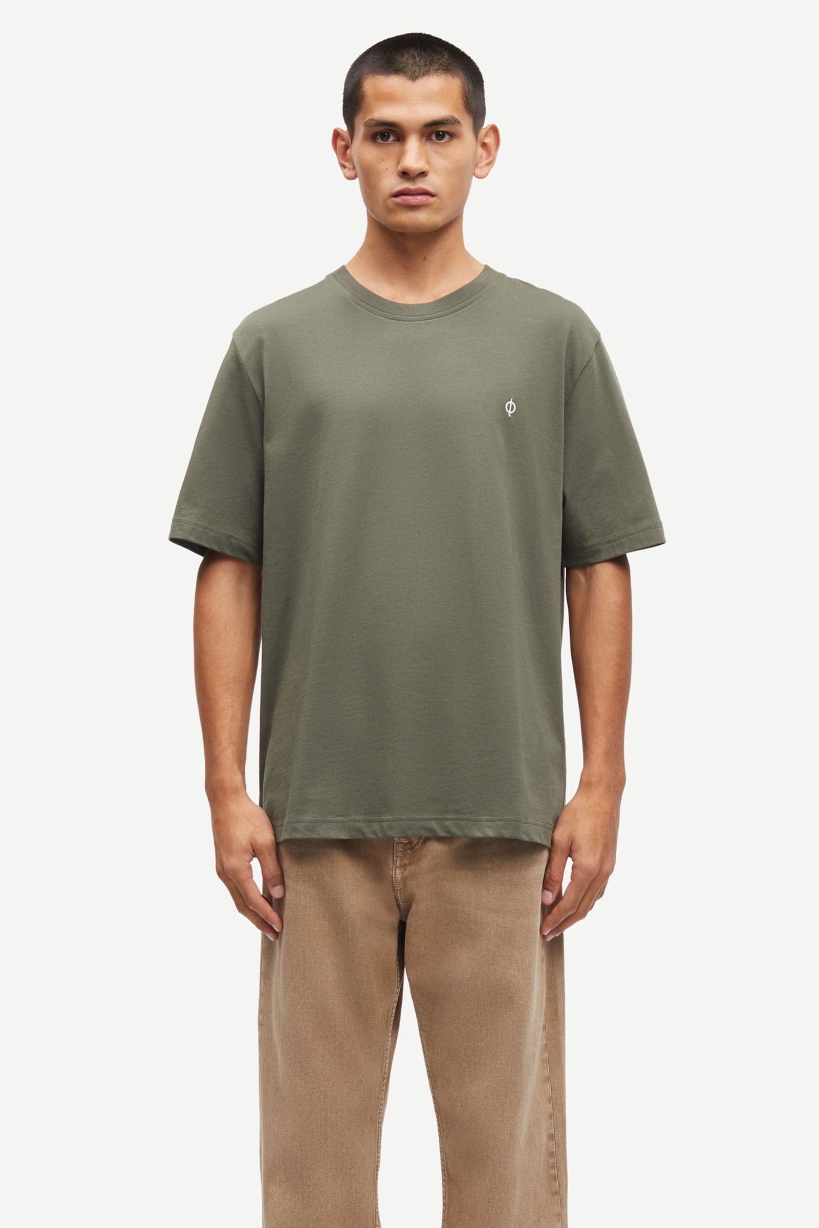 Saotto t-shirt 11415 Dusty Olive