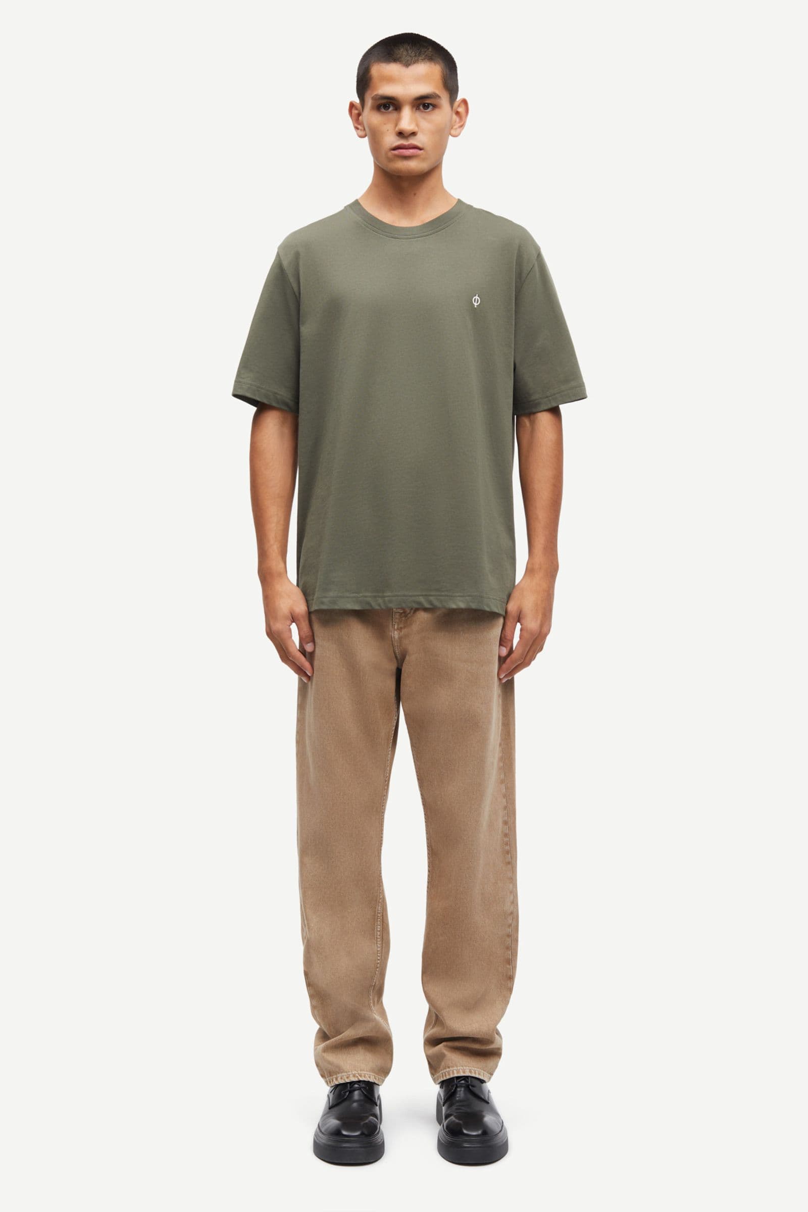 Saotto t-shirt 11415 Dusty Olive