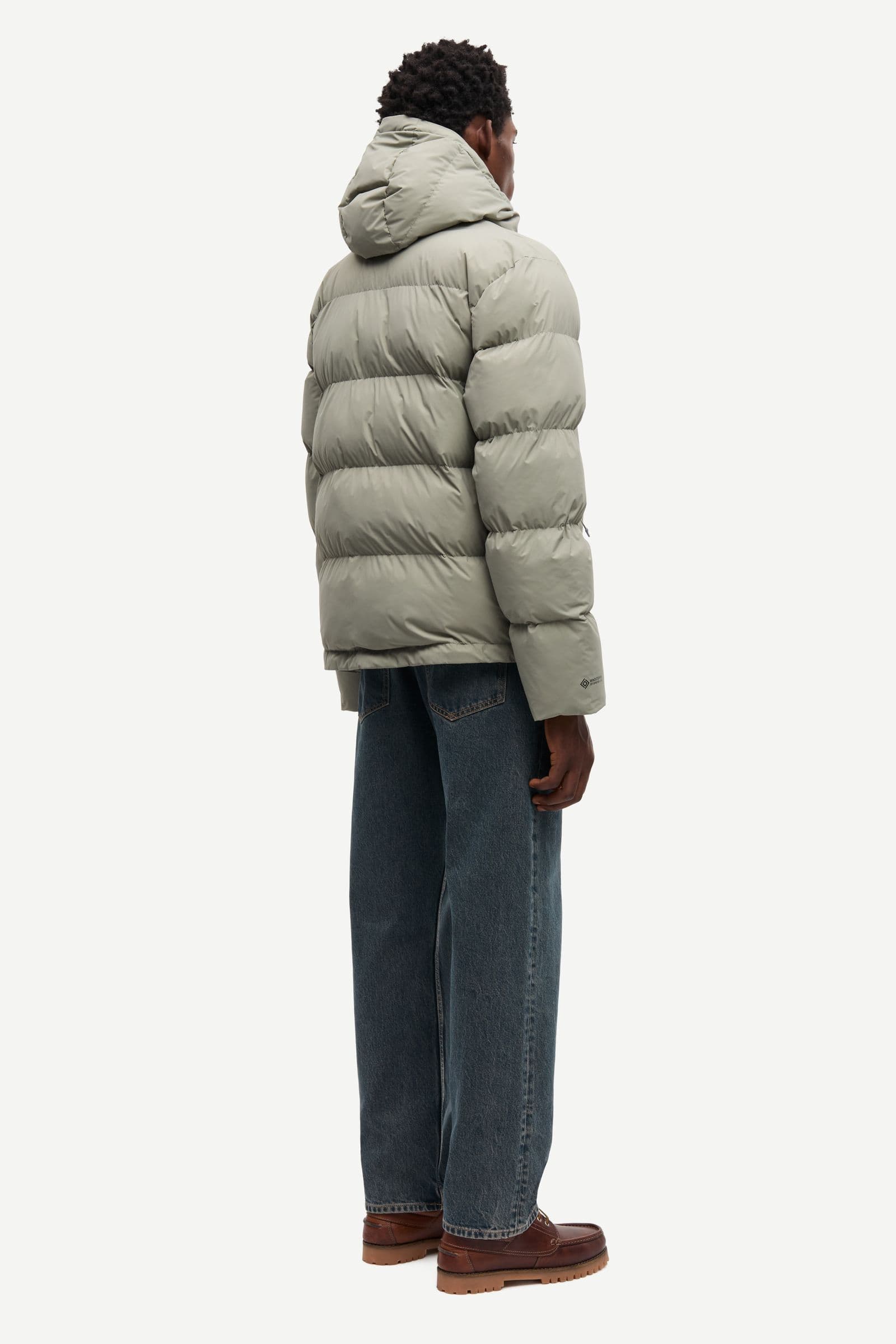 Sajosh puffer jacket 15701 Elephant Skin