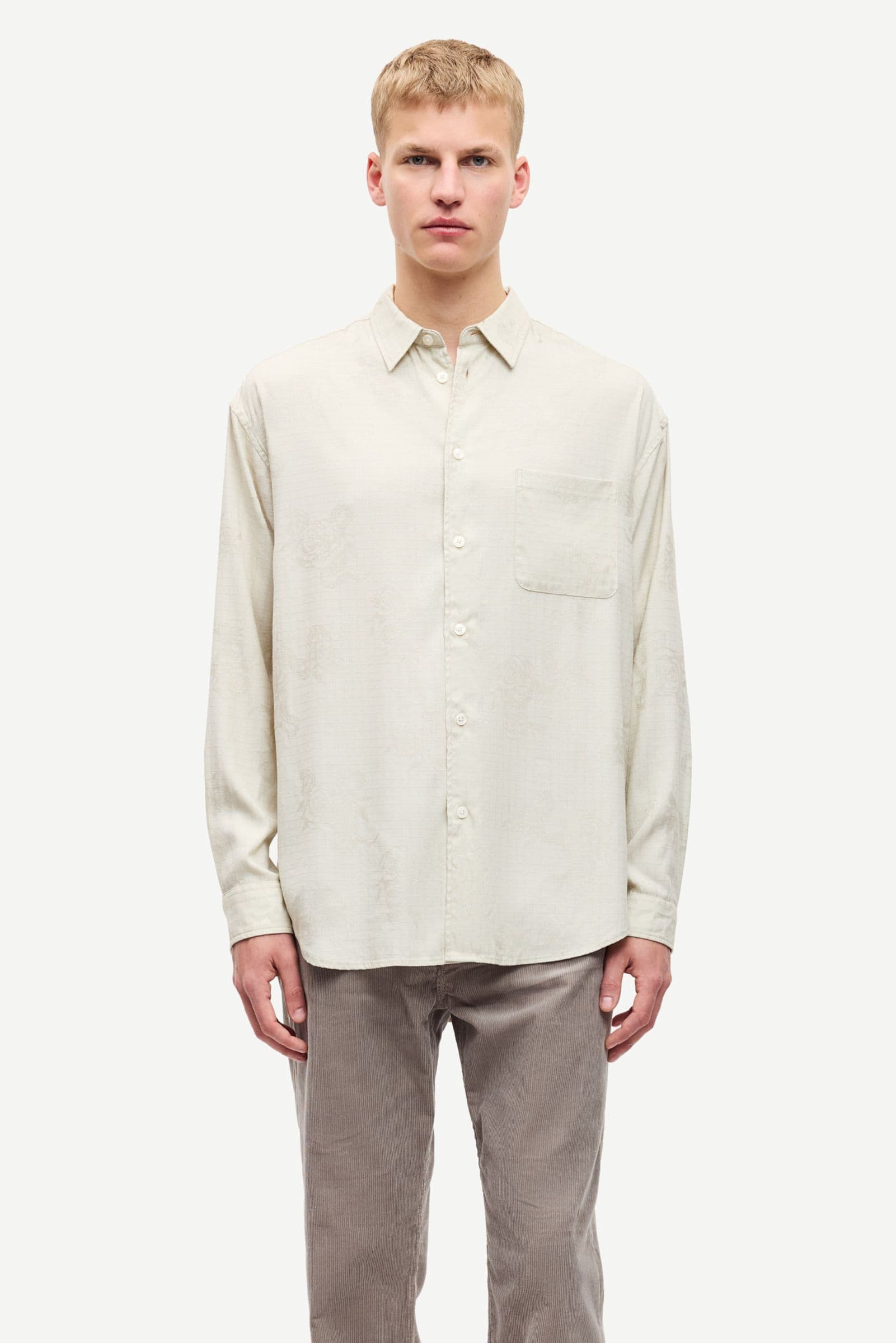 Saluan J shirt 15713 Silver birch rose