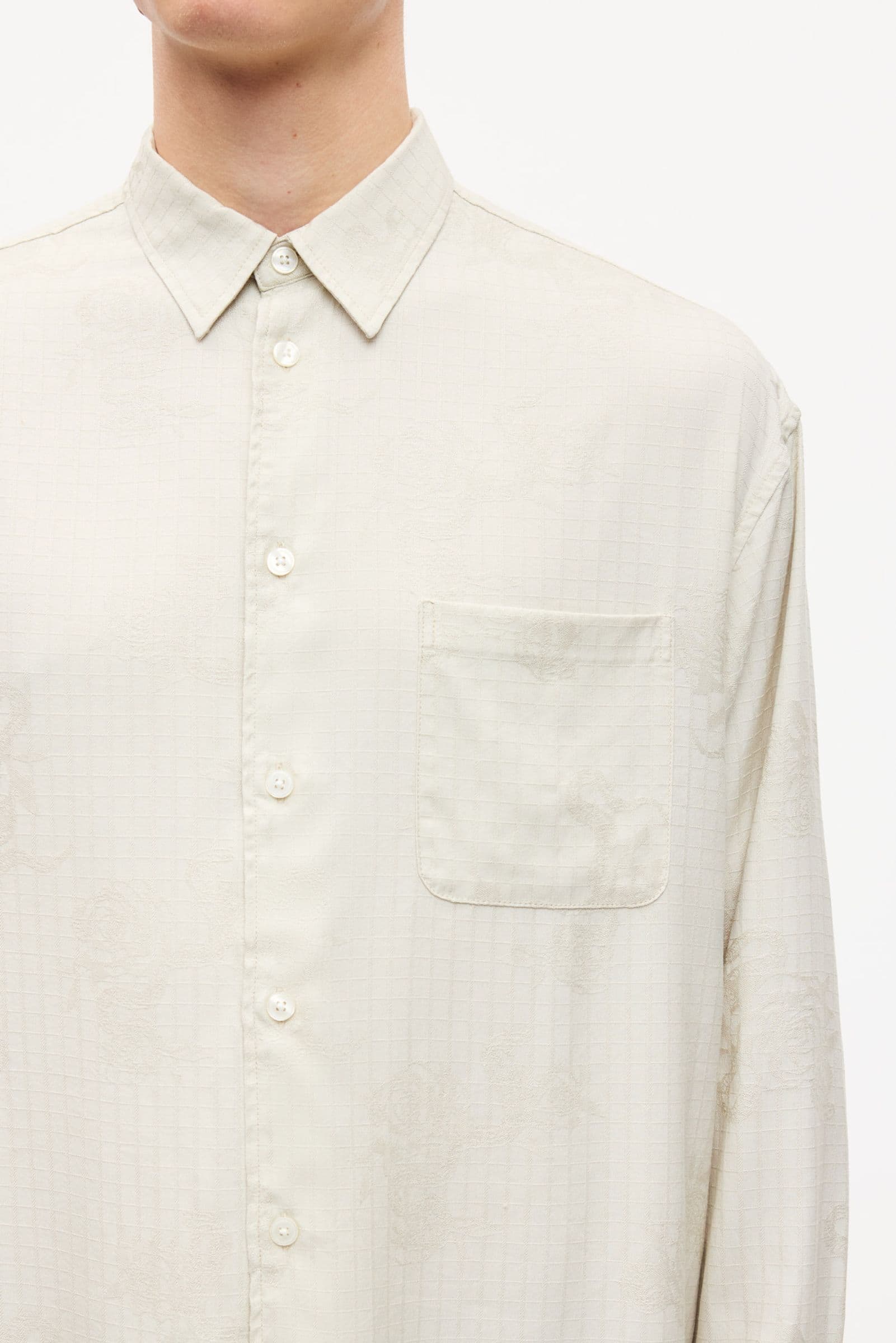 Saluan J shirt 15713 Silver birch rose