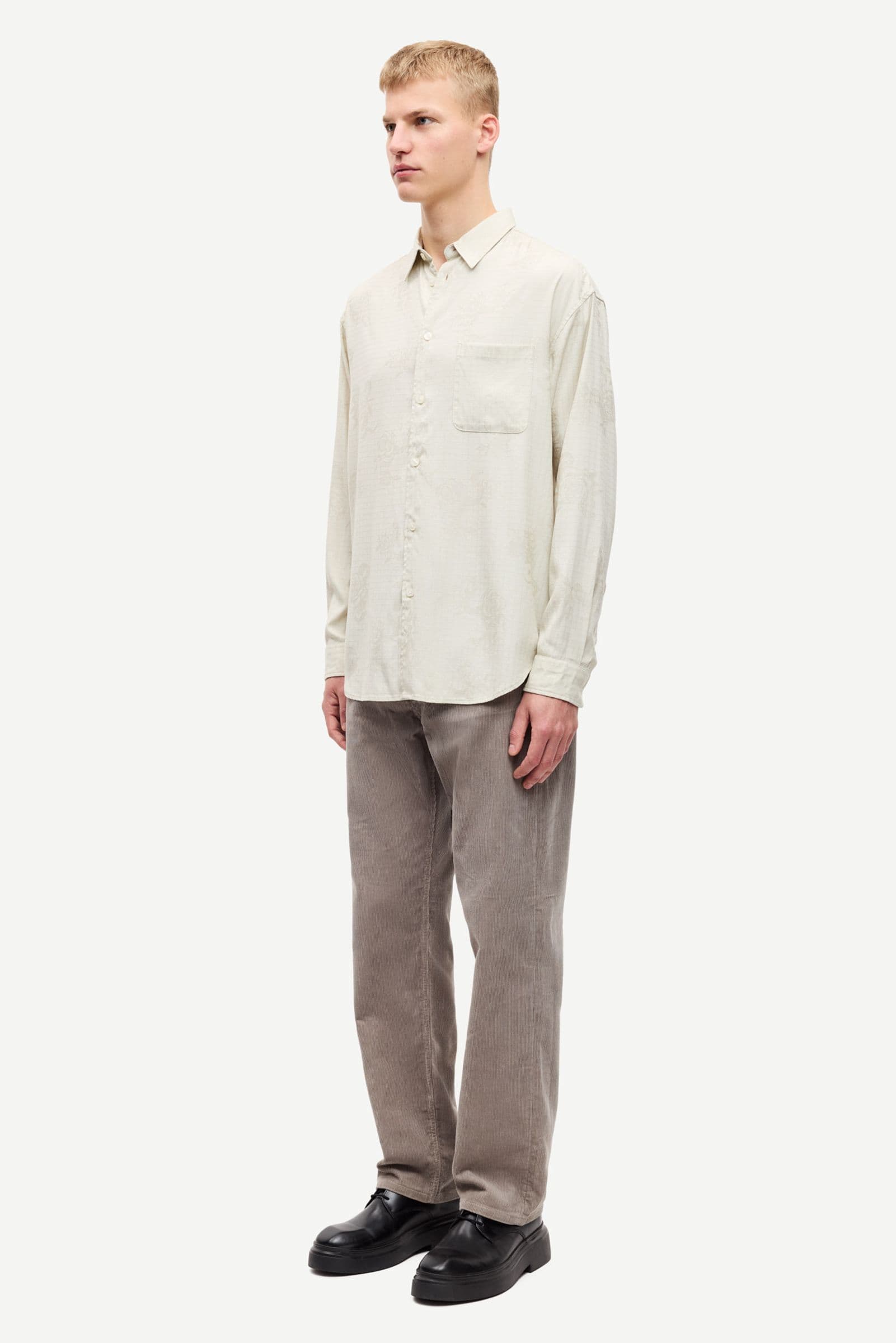 Saluan J shirt 15713 Silver birch rose