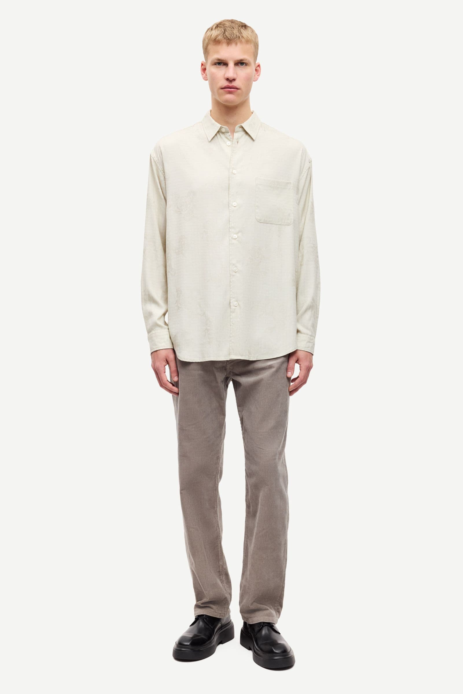 Saluan J shirt 15713 Silver birch rose