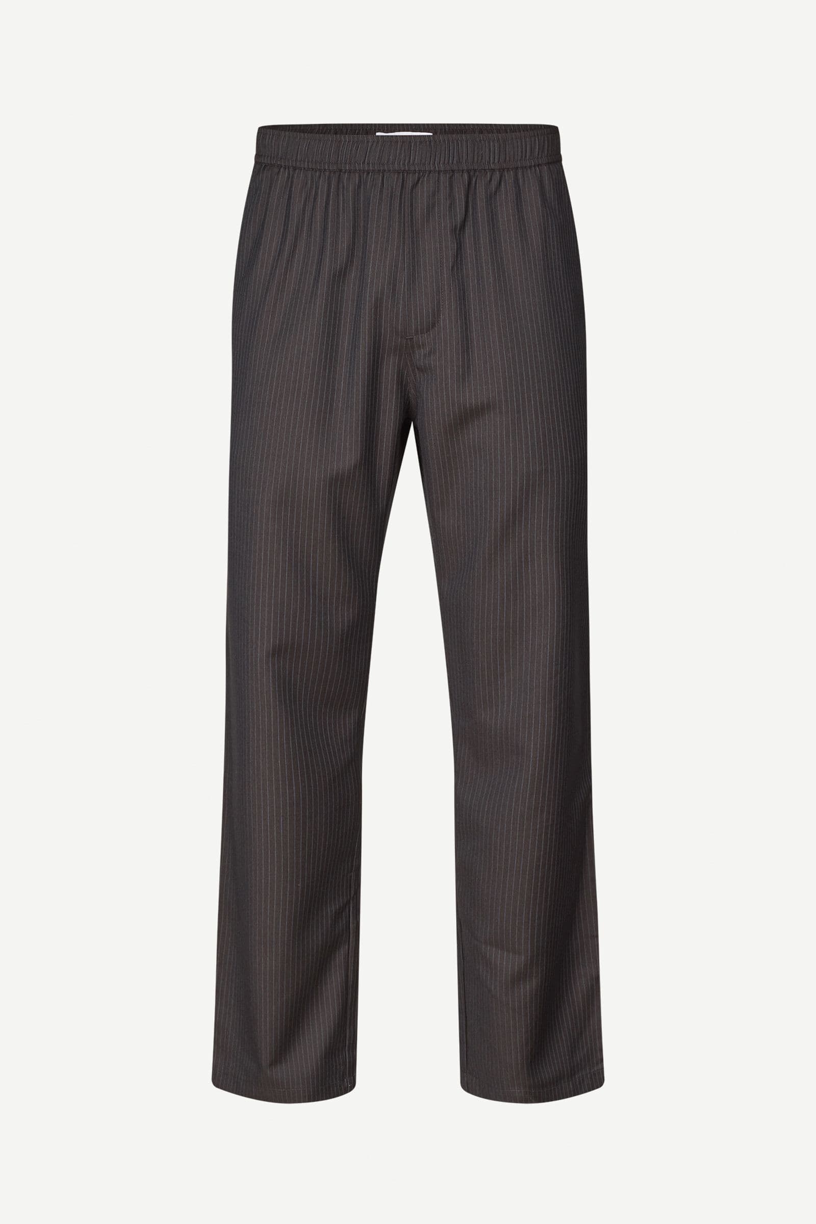 Sajabari X trousers 15715 Turkish coffee pinstripe