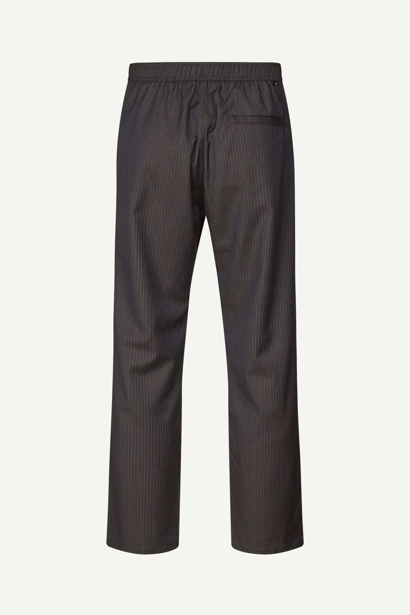 Sajabari X trousers 15715 Turkish coffee pinstripe