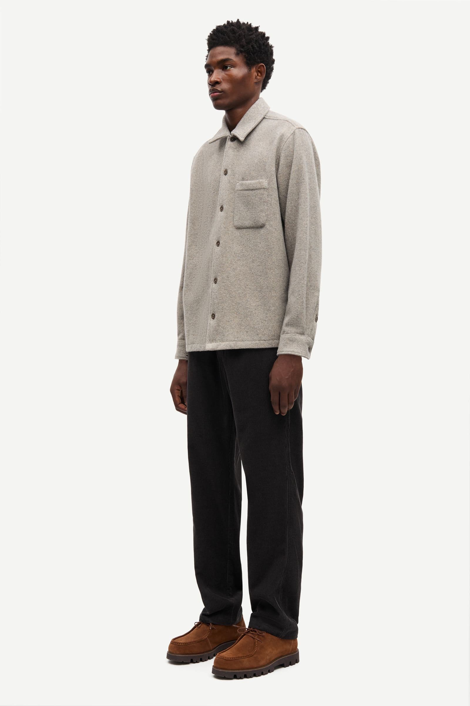Sadamon JJ overshirt 15736 Elephant Skin