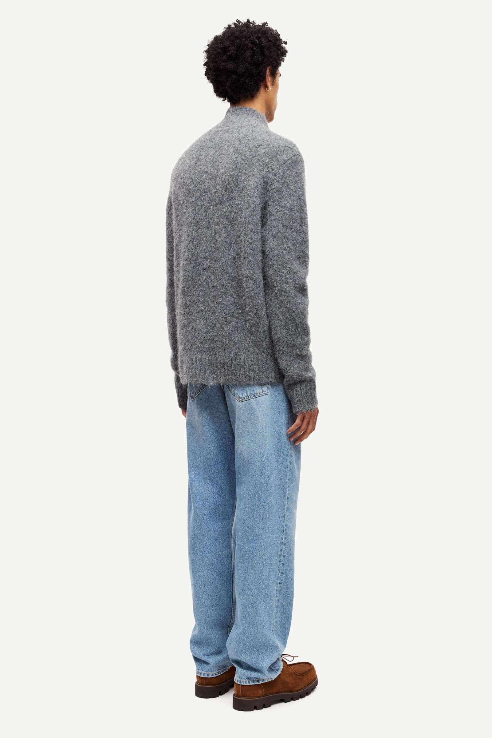 Sajean zip cardigan 15425 Iron Gate