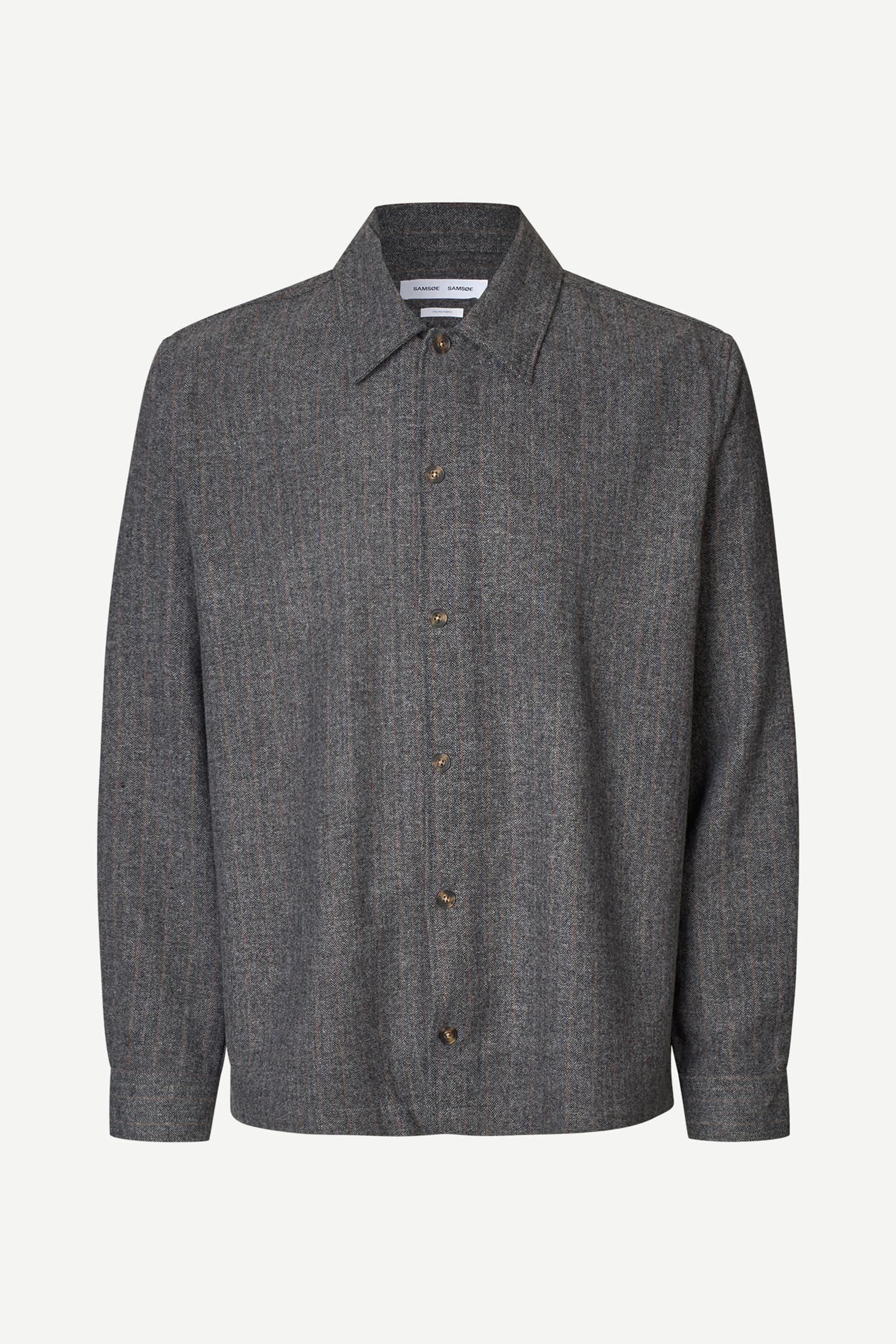 Sacastor X overshirt 15719 Grey herringbone