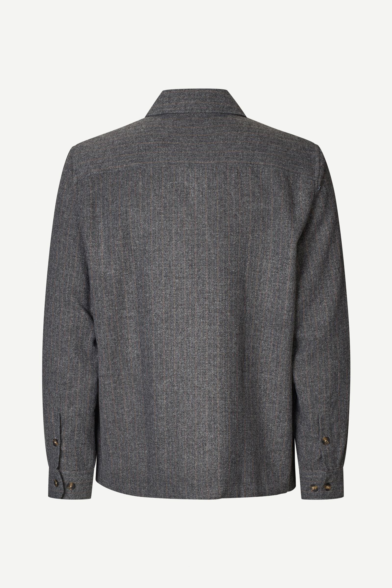 Sacastor X overshirt 15719 Grey herringbone