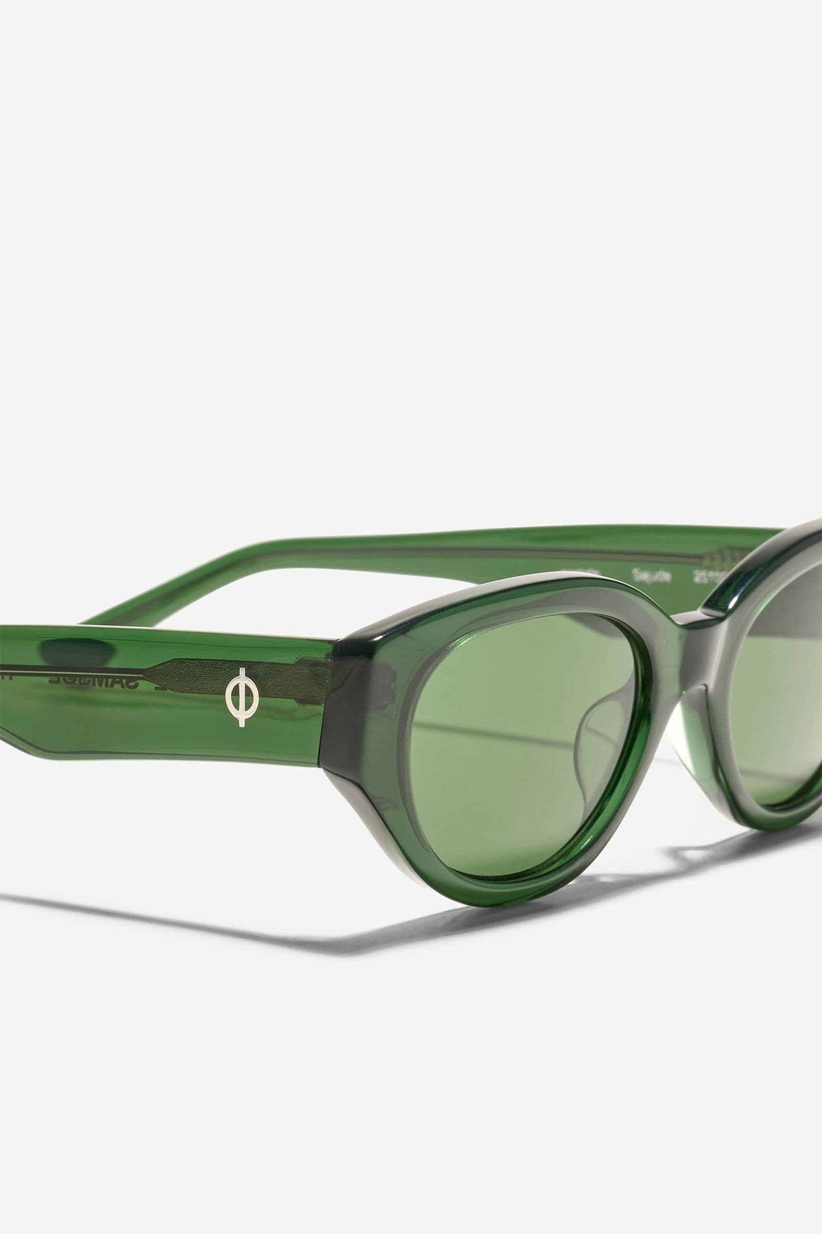Sajude sunglasses 15594 Transparent Green