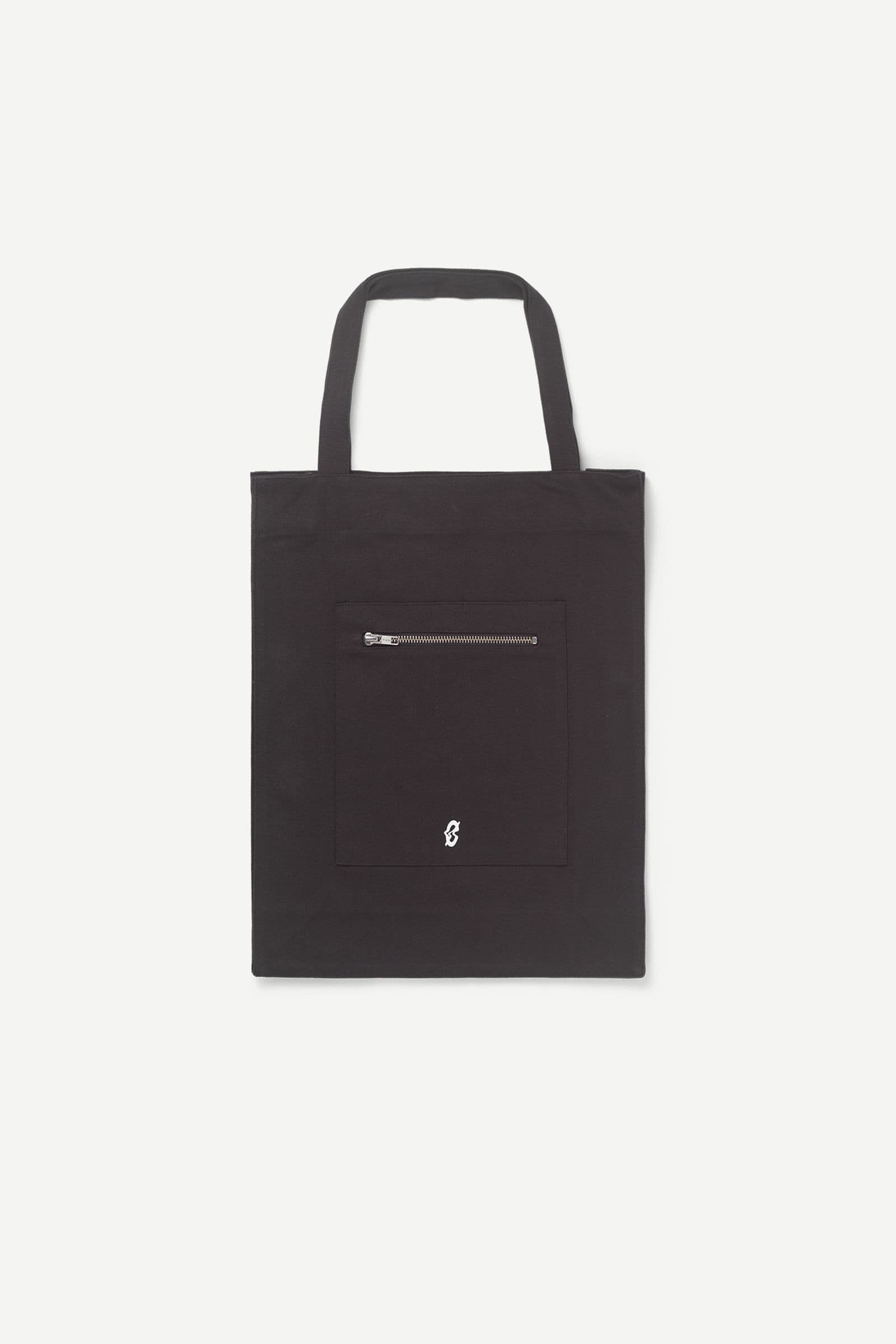 Saprint tote bag 14197 Washed Black Birds