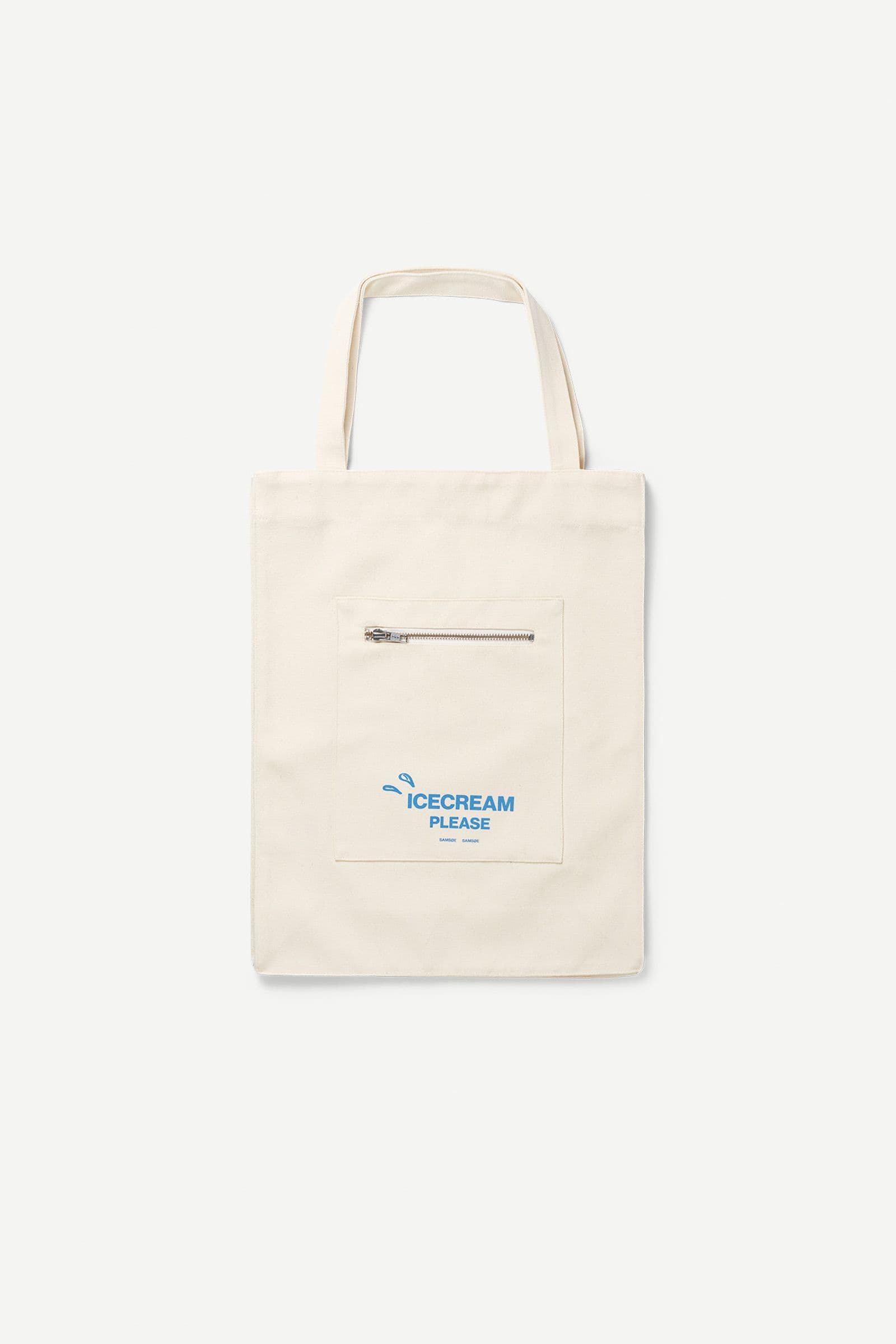 Saprint tote bag 14197 Undyed Icecream
